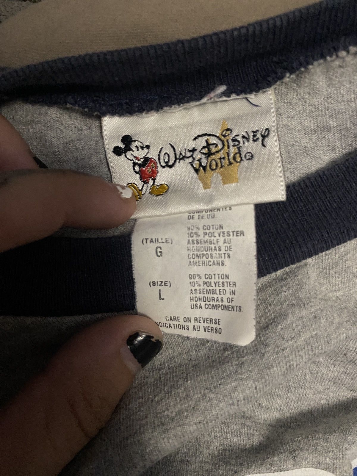 Disney Vintage Disney Baseball Tee Size US L / EU 52-54 / 3 - 3 Thumbnail