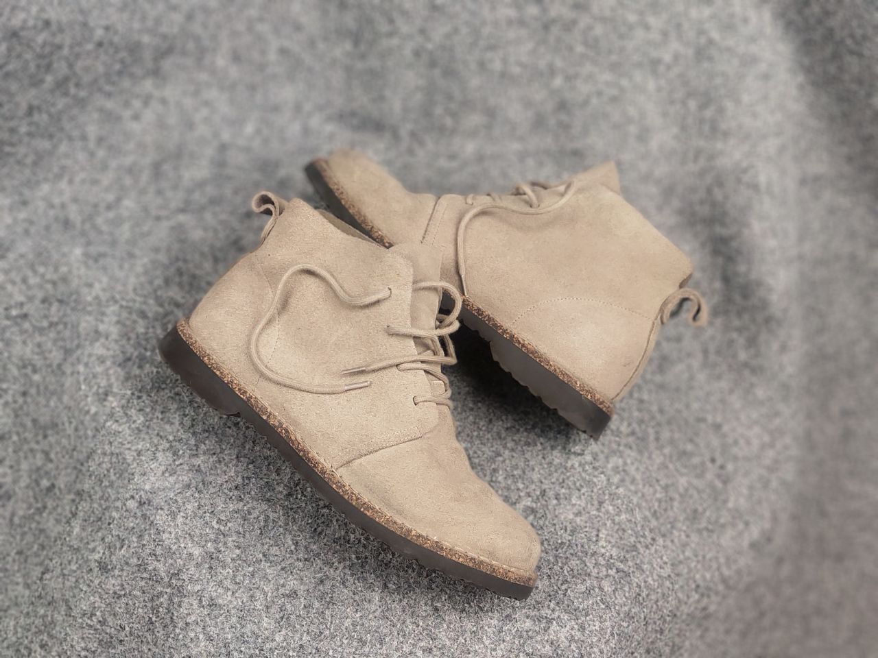 Birkenstock Birkenstock Uppsala Mid Boots suede leather taupe Lace Shoes Size US 10 / EU 43 - 4 Thumbnail