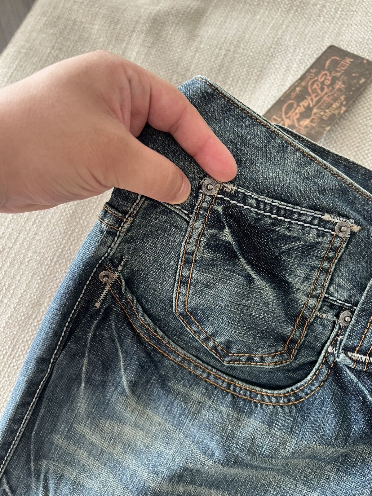 Ed Hardy Vintage 💥 Ed Hardy Jeans by Christian Audigier Denim Pants Size US 36 / EU 52 - 14 Thumbnail