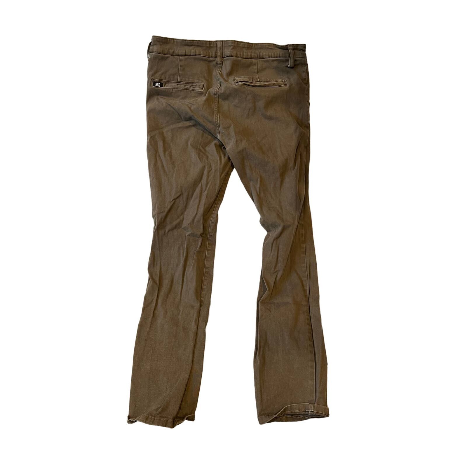 Rsq RSQ Seattle Skinny Brown Jeans Mens 32x32 Size US 32 / EU 48 - 3 Thumbnail