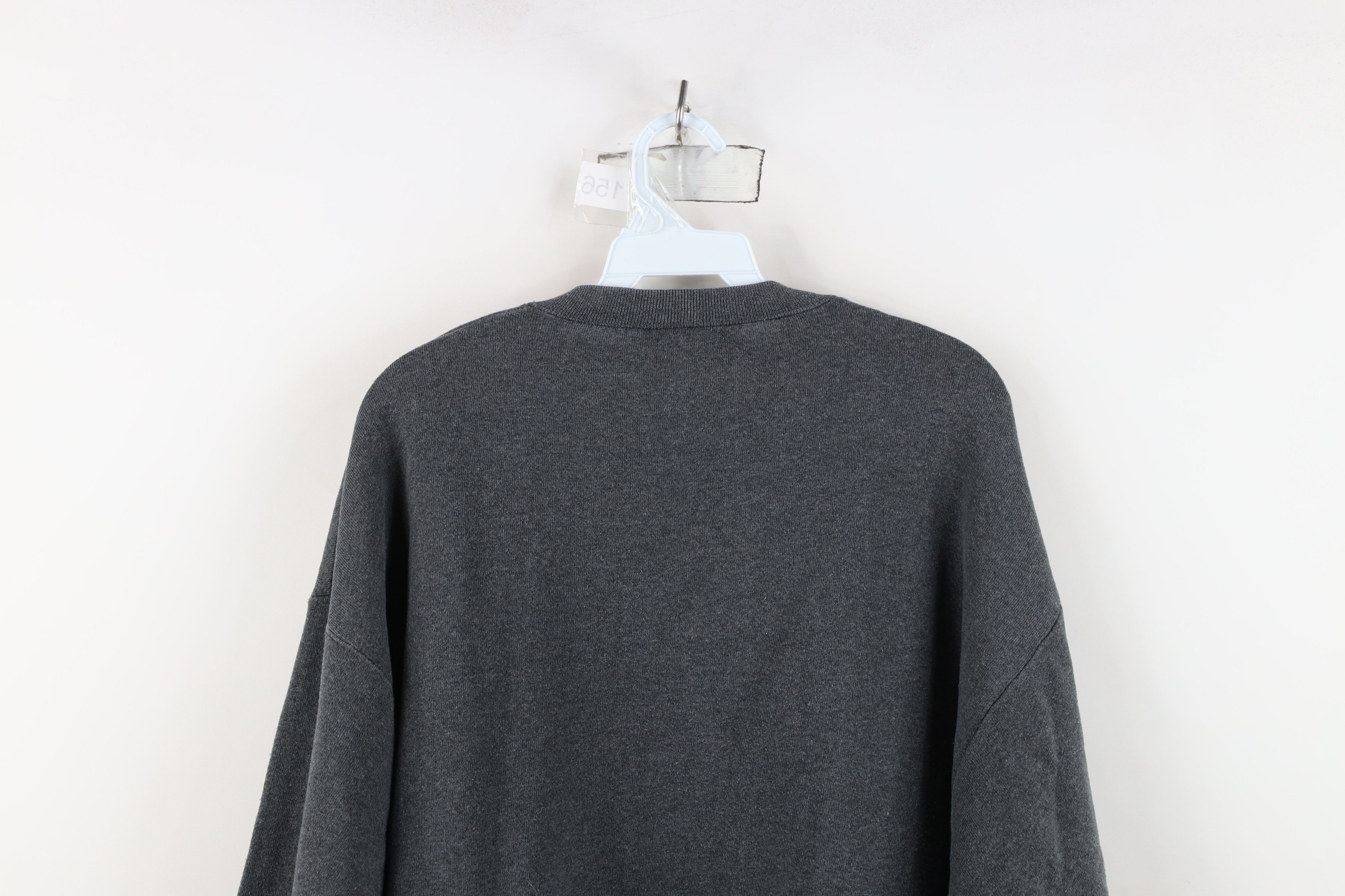 Vintage Vintage 90s Streetwear Heavy Crewneck Sweatshirt Gray USA Size US L / EU 52-54 / 3 - 12 Thumbnail