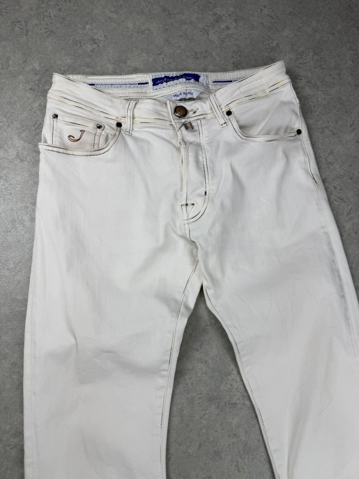 Jacob Cohen Jacob Cohen Bard White Denim Jeans Size 32 Size US 32 / EU 48 - 5 Thumbnail