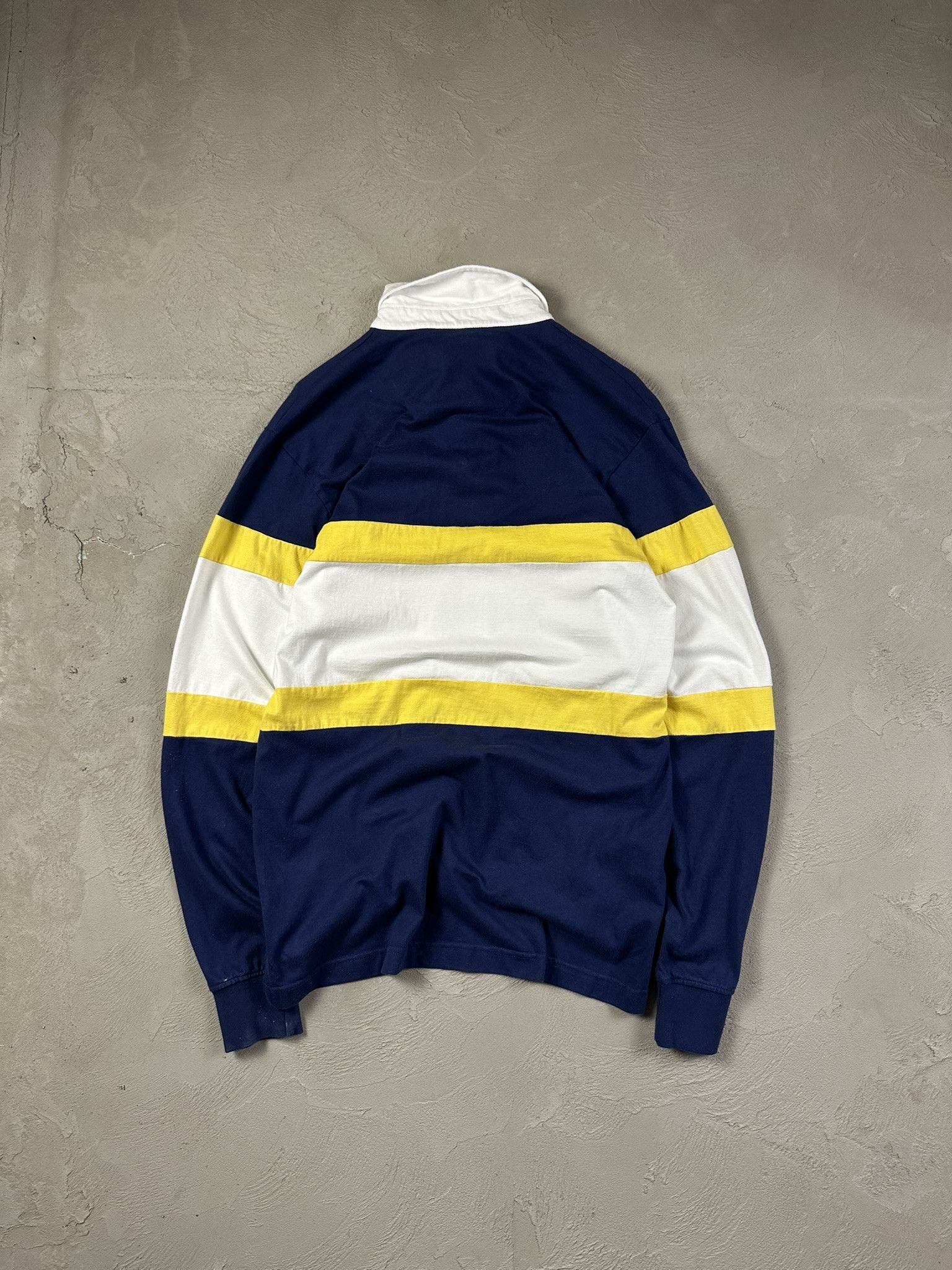 Mitchell & Ness Vintage Y2k Mitchell & Ness Michigan Wolverines Rugby Polo Size US S / EU 44-46 / 1 - 9 Thumbnail