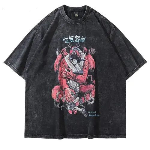 Japanese Brand Manga Anime Printed Tshirt Oversized Size US L / EU 52-54 / 3 - 1 Thumbnail