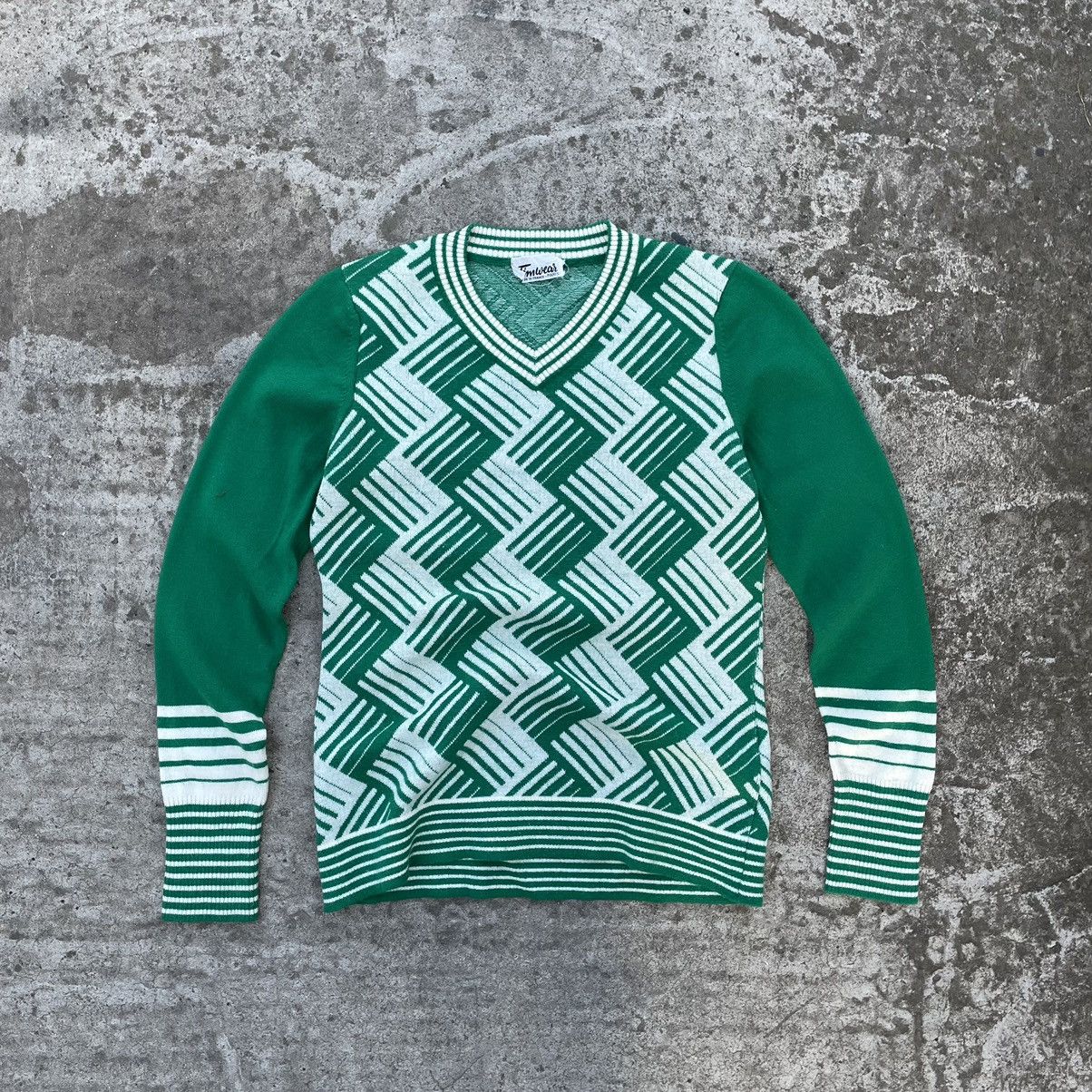 Japanese Brand × Vintage Vintage Japanese Style Knit Sweater Made In France Y2K Size M / US 6-8 / IT 42-44 - 2 Thumbnail