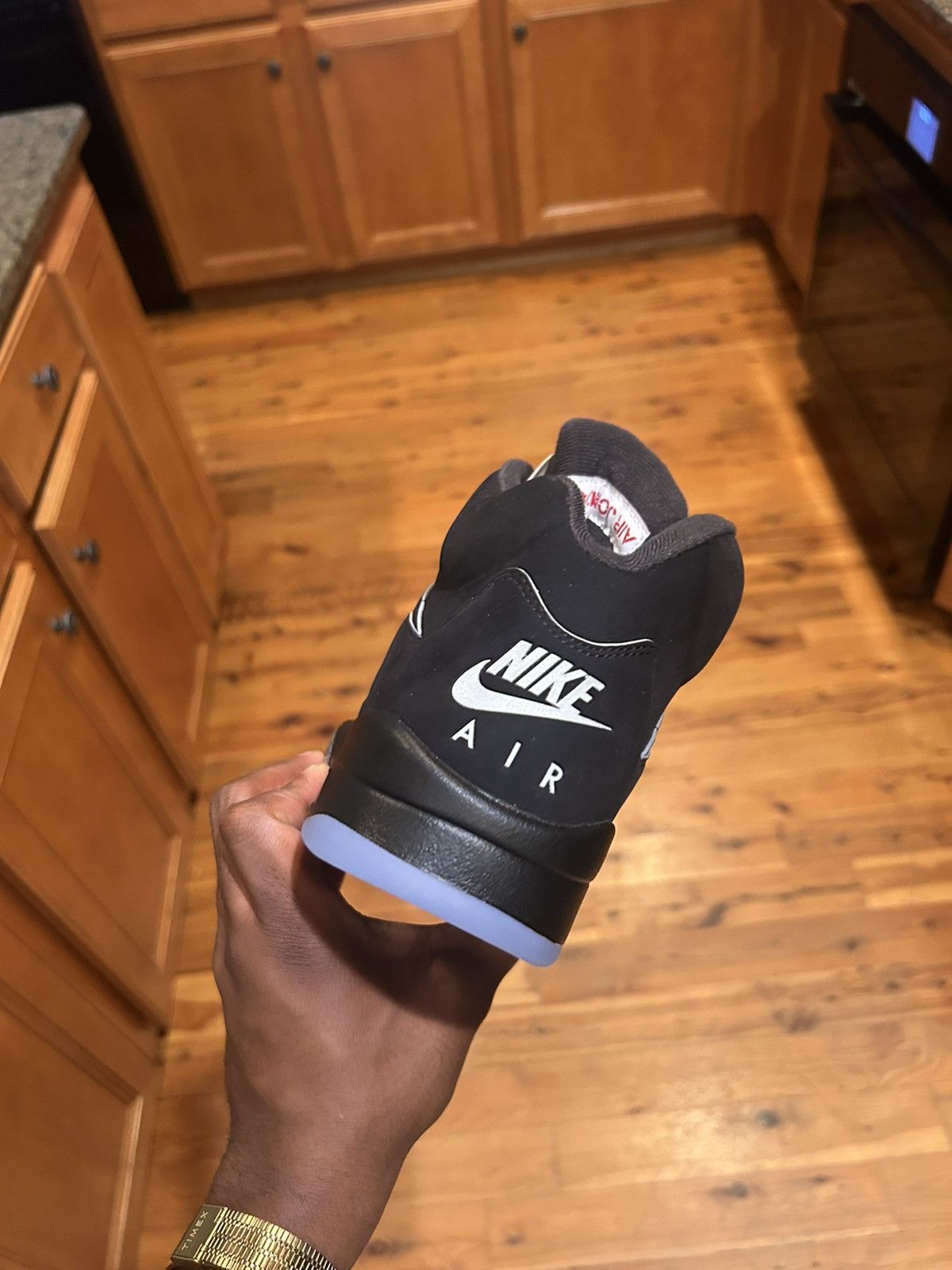 Jordan Brand Jordan 5 retro OG Black Metallic Reimagined Size US 10 / EU 43 - 3 Thumbnail