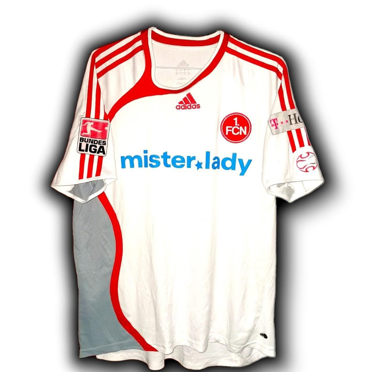 Adidas MATCH WORN 1FCN Nurenberg 2006 2007 2008 Shirt Jersey Size US XL / EU 56 / 4 - 2 Thumbnail