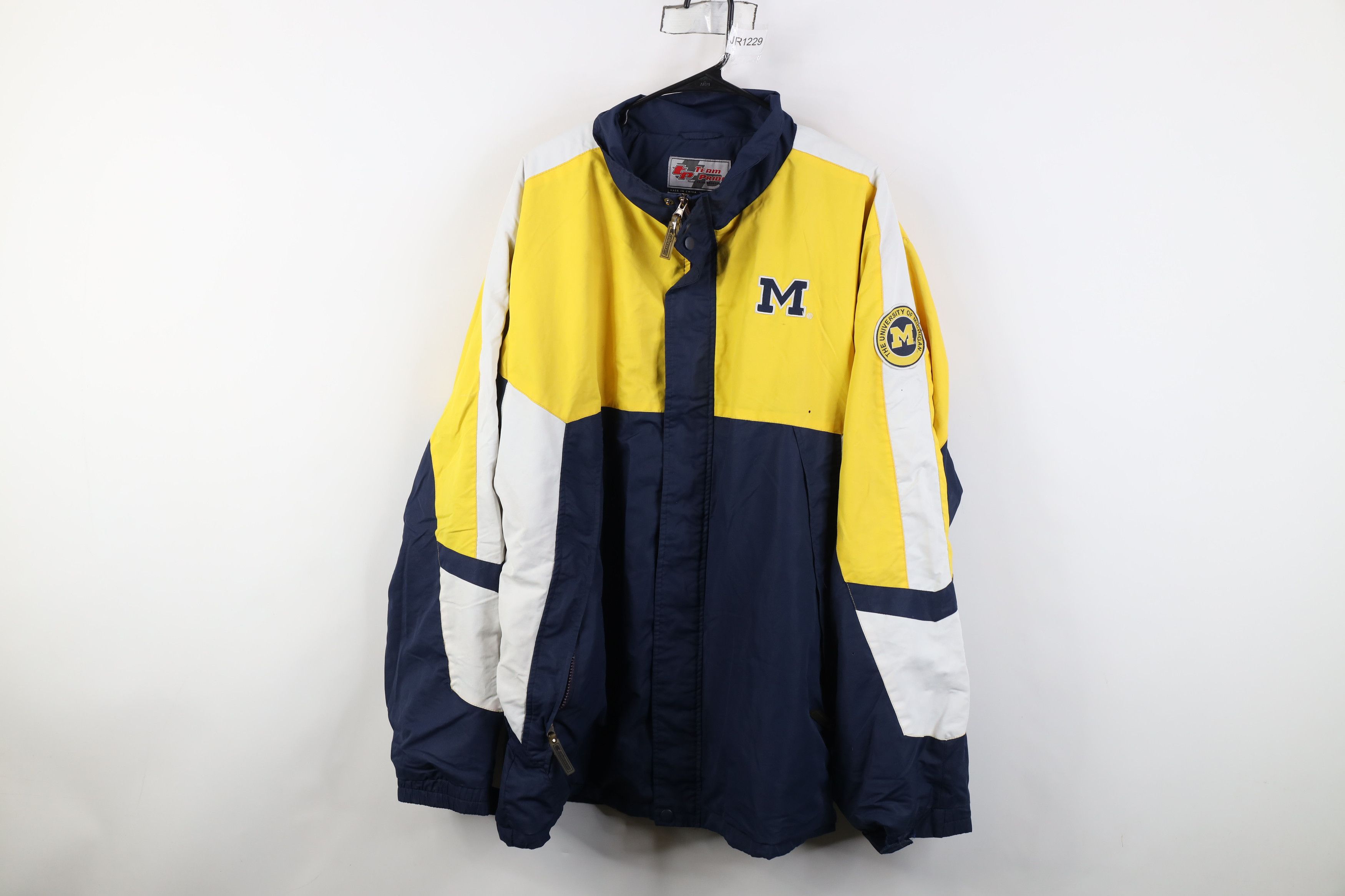 Vintage 90s Lined University of Michigan Full Zip Jacket