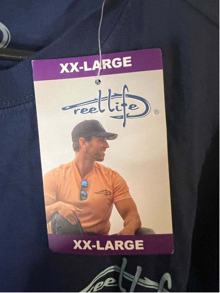 Other Men's Reel Life T-shirt XXL Blue Size US XXL / EU 58 / 5 - 5 Thumbnail