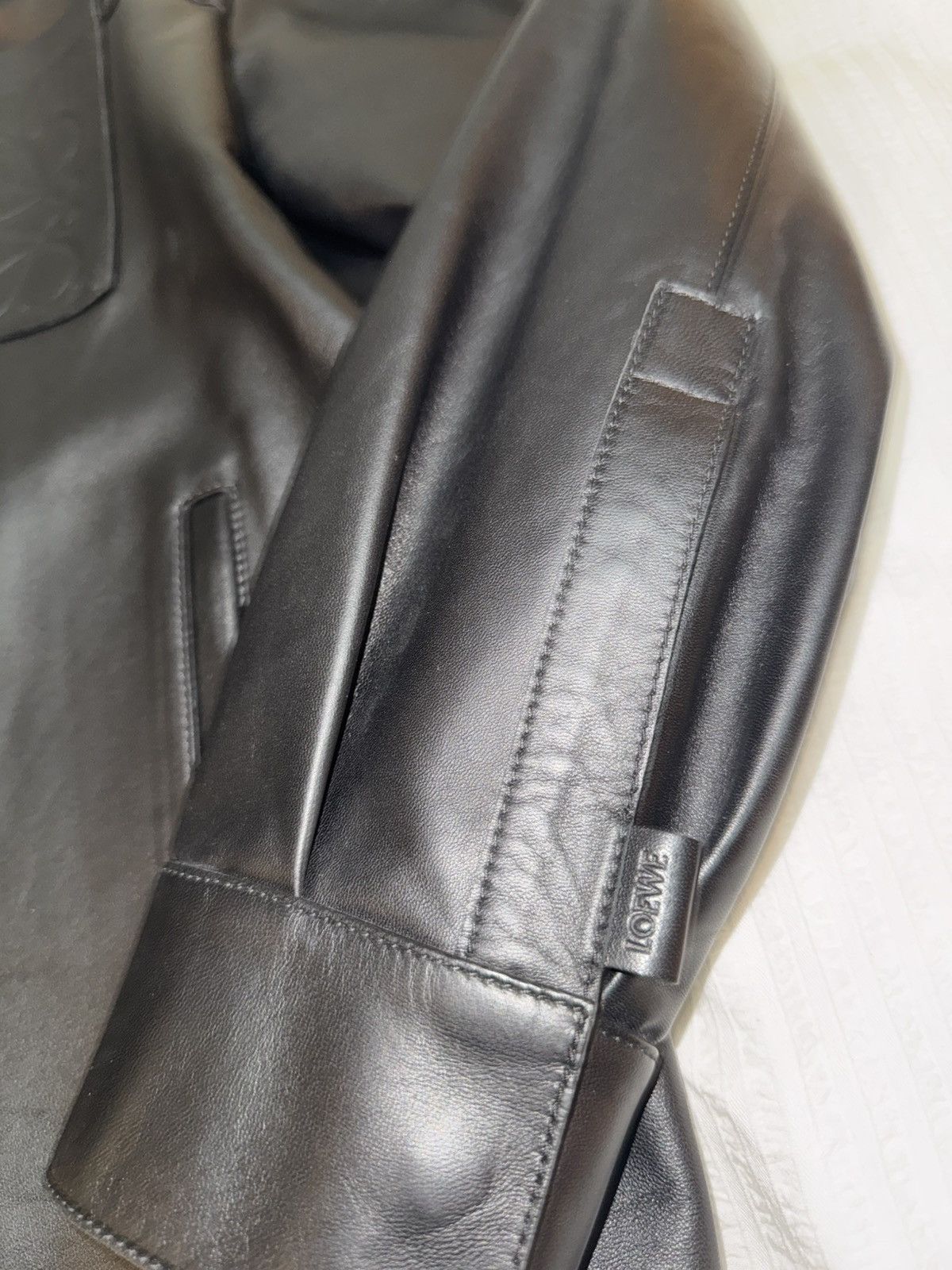 Loewe Loewe Black Leather Jacket Size US M / EU 48-50 / 2 - 7 Thumbnail