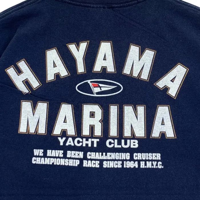 Vintage Vintage 90’ HAYAMA MARINA YACHT CLUB Sailing Tee Shirt Size US M / EU 48-50 / 2 - 3 Thumbnail
