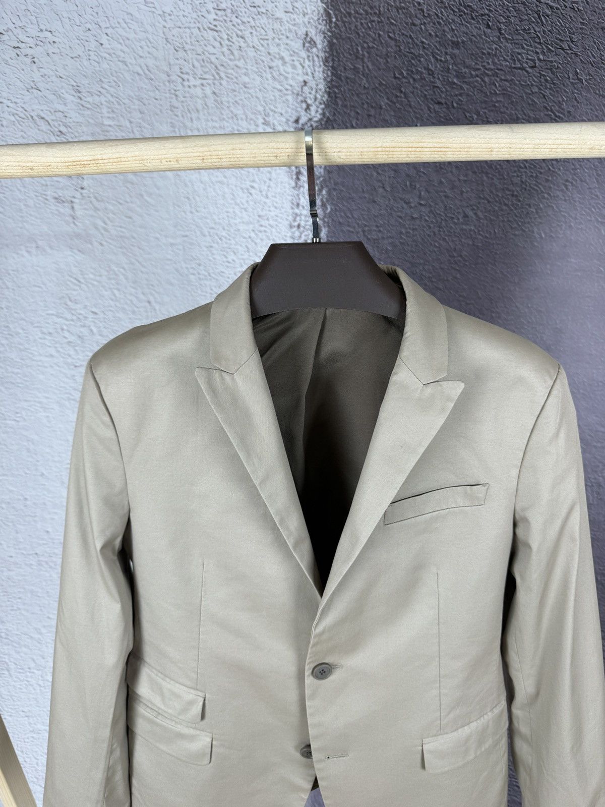 Neil Barrett Neil Barrett slim fit cotton 2 button blazer sport coat Size 36R - 8 Thumbnail