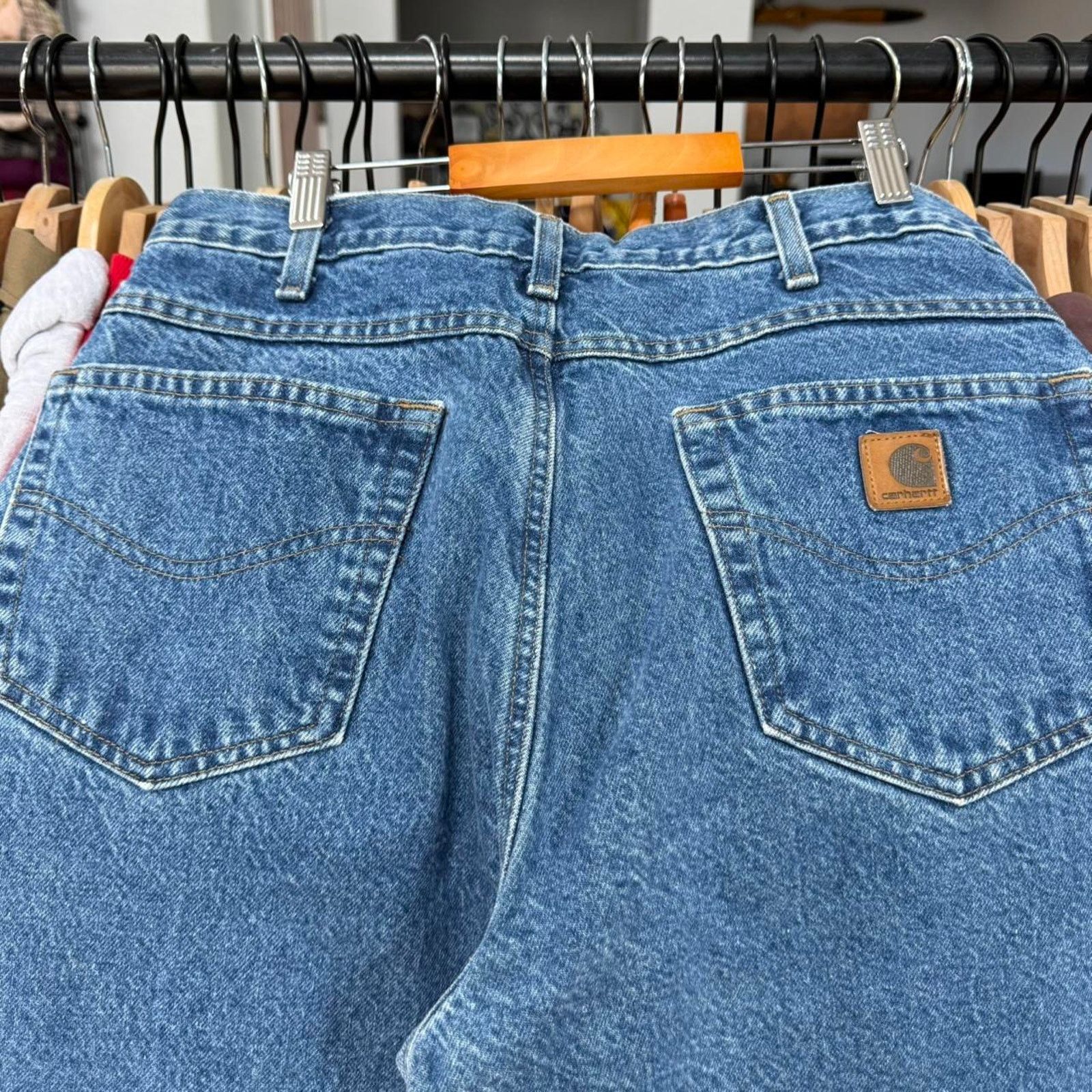 Carhartt Vintage 05 Carhartt Flannel Lined Jeans With Blue lining Size US 32 / EU 48 - 7 Thumbnail