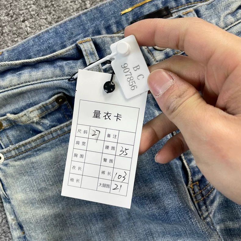 Saint Laurent Paris Saint Laurent Blue Sabotage Jeans 2504-Nextarrow Size US 27 - 7 Thumbnail