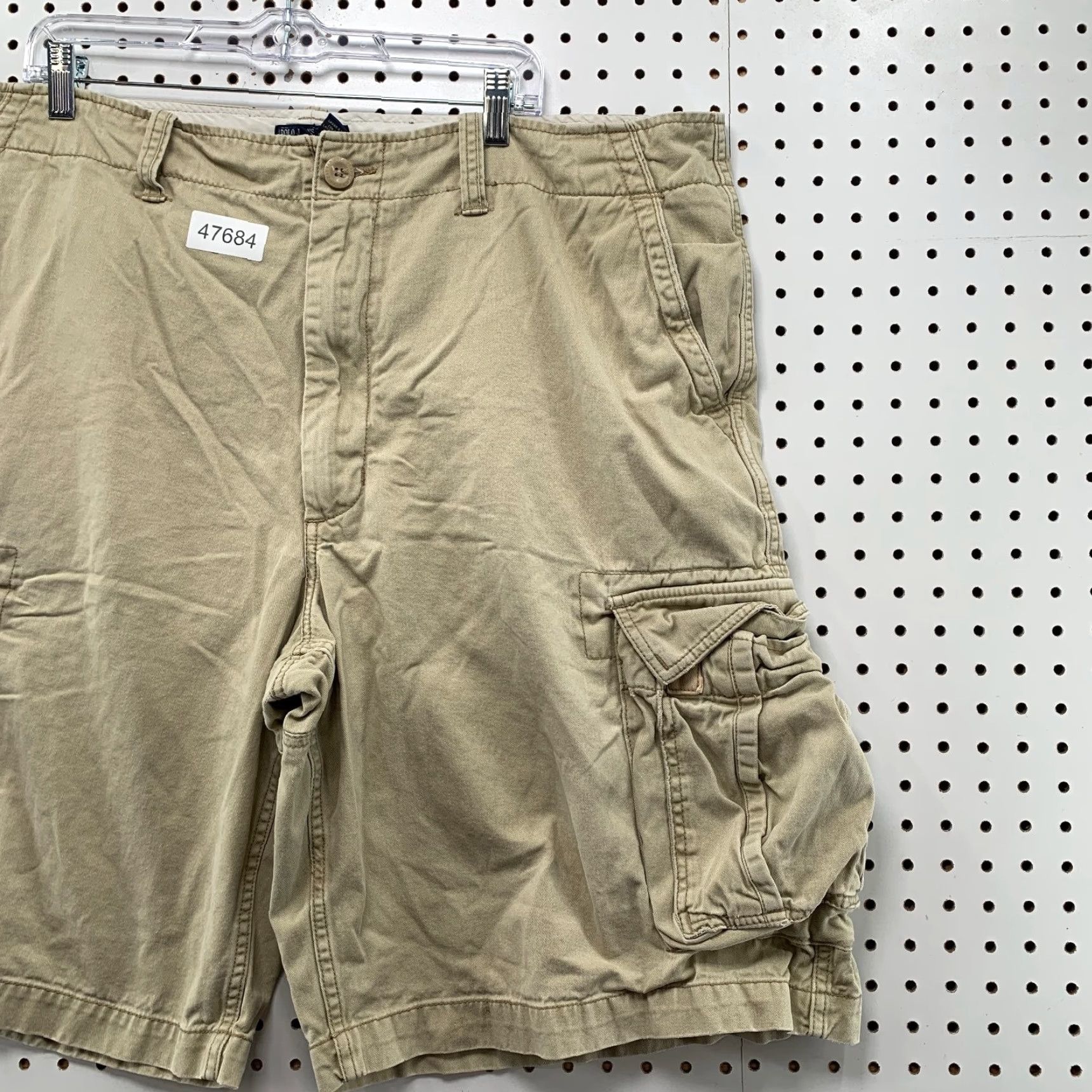 Polo Ralph Lauren VINTAGE Polo Ralph Lauren Military Cargo Shorts Mens 40 44x12 Khaki Utility Baggy Size US L / EU 52-54 / 3 - 6 Thumbnail