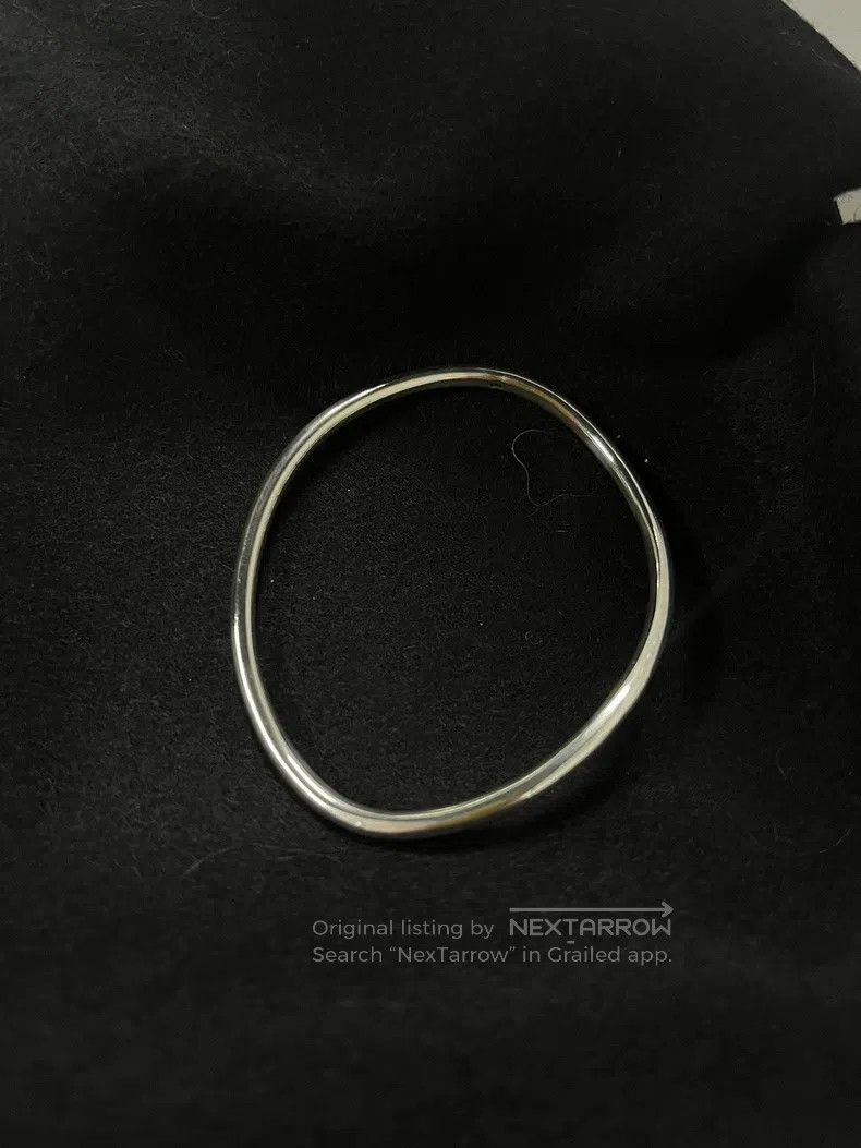 Ann Demeulemeester Ann Demeulemeester Silver Bangle Bracelet Size ONE SIZE - 3 Thumbnail