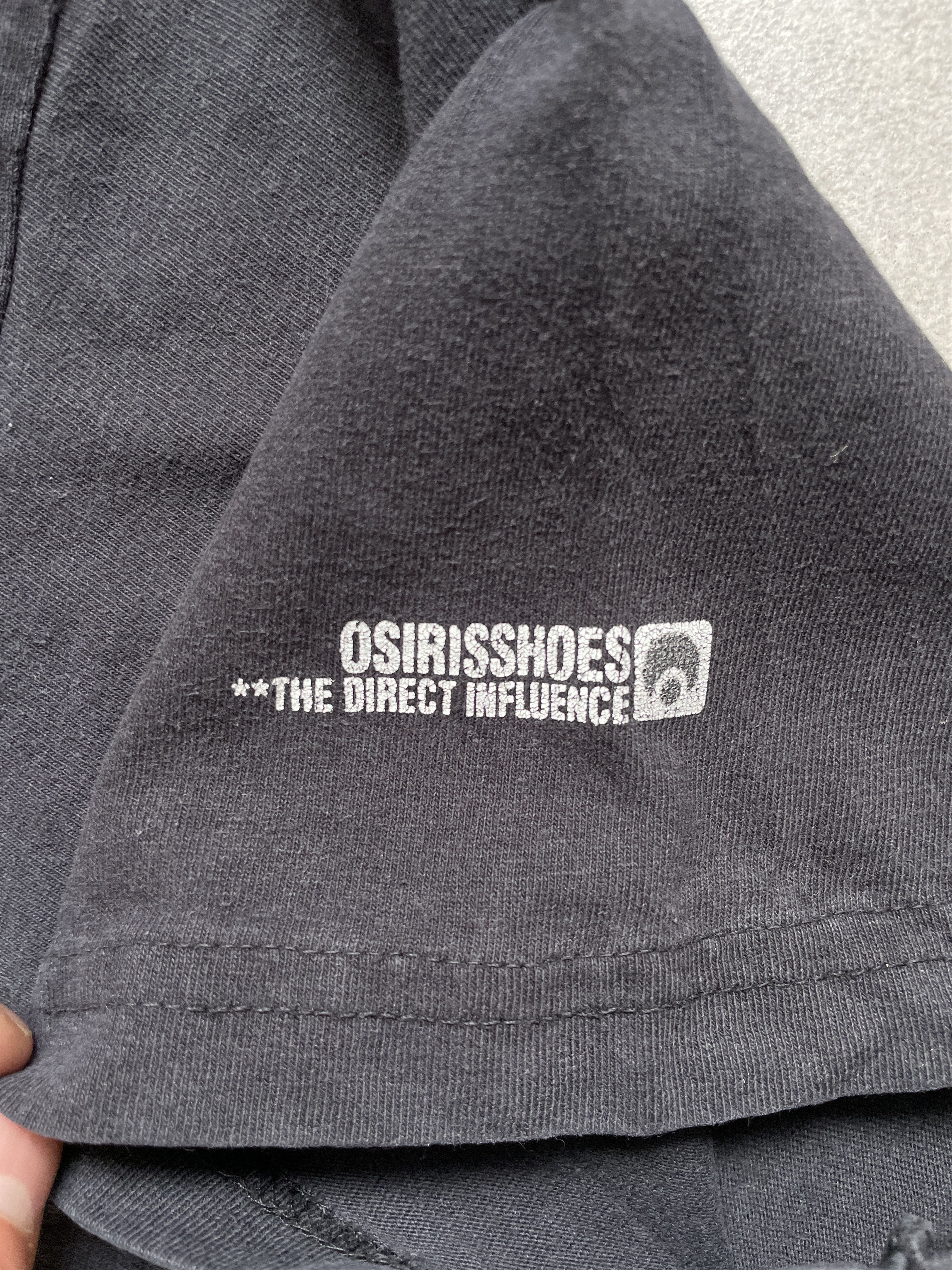 Osiris VINTAGE Y2K OSIRIS SKATE TEAM PAIN BLACK WASHED TEE Size US L / EU 52-54 / 3 - 4 Thumbnail