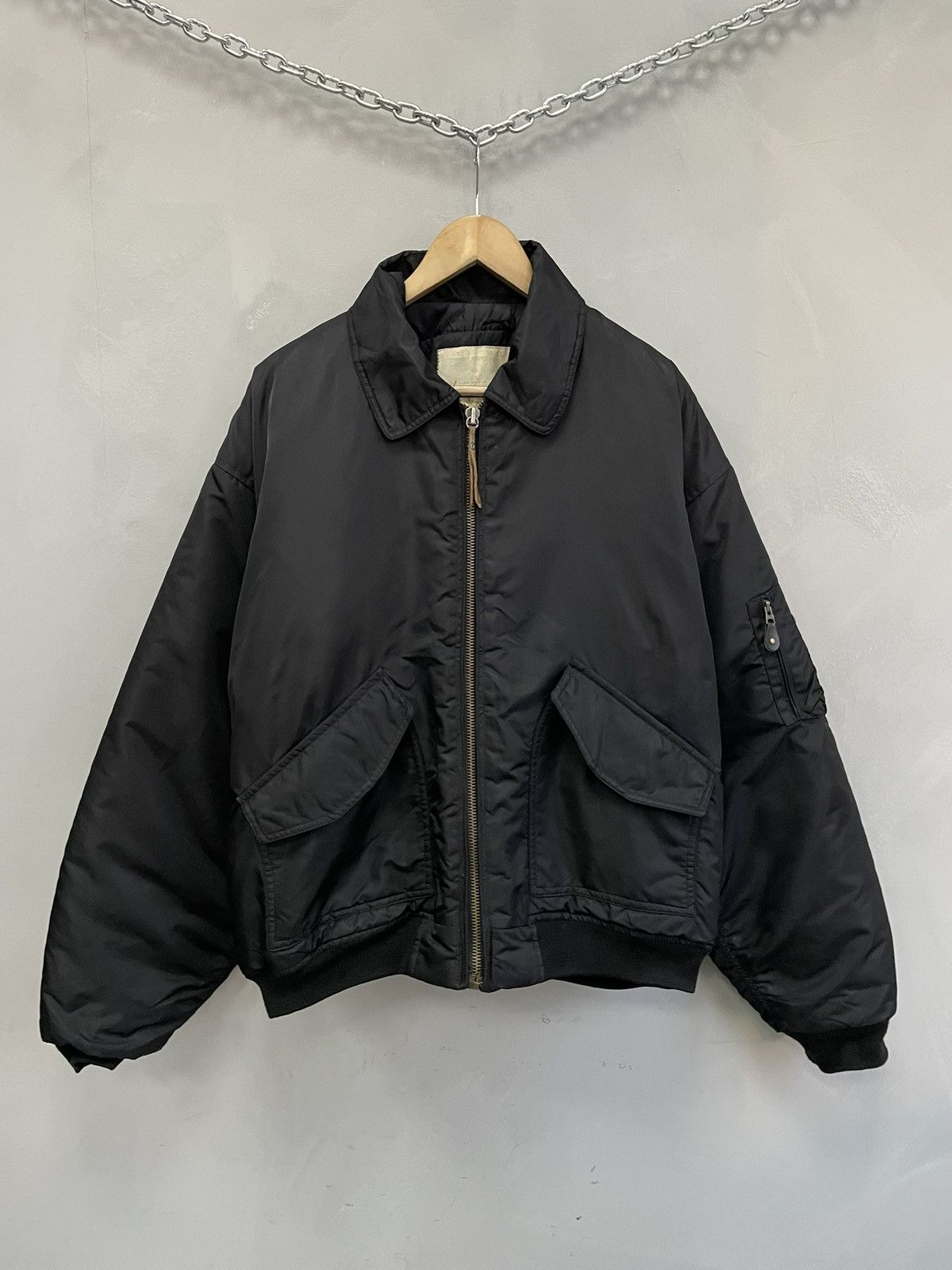 Alpha Industries Schott style cwu bomber jacket Ma - 1 Size US XL / EU 56 / 4 - 1 Thumbnail