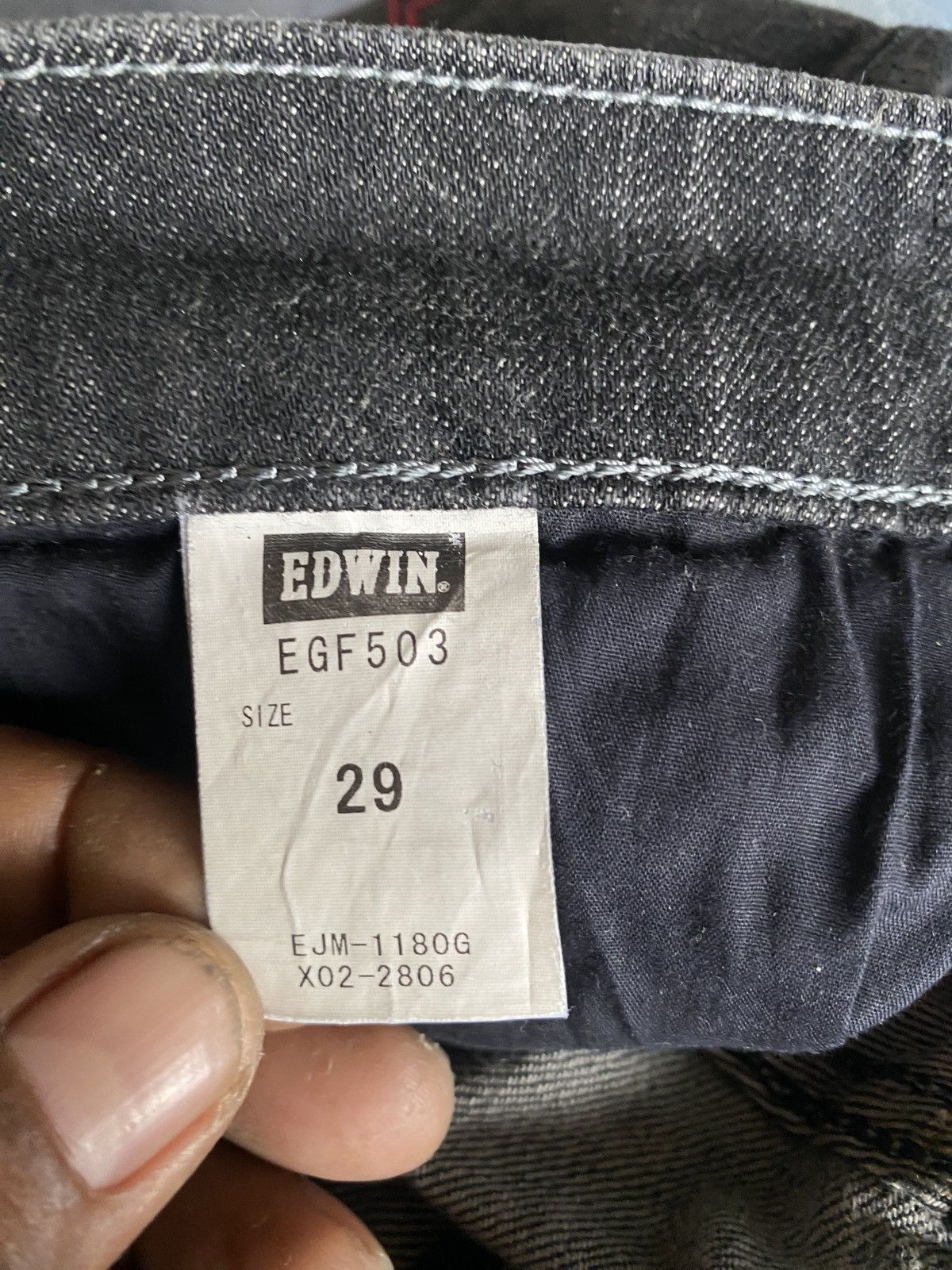 Edwin × PPFM Vintage edwin 503 blue trip denim Size US 29 - 15 Thumbnail