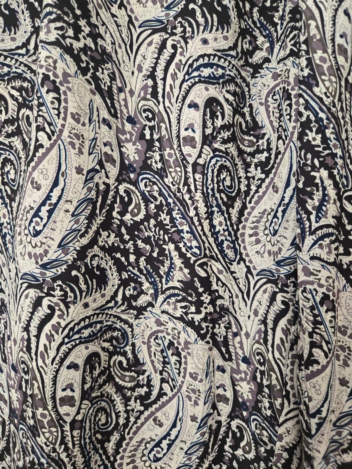 Other Boutique Patterned Flowy Dress Pants Size 32" / US 10 / IT 46 - 2 Thumbnail