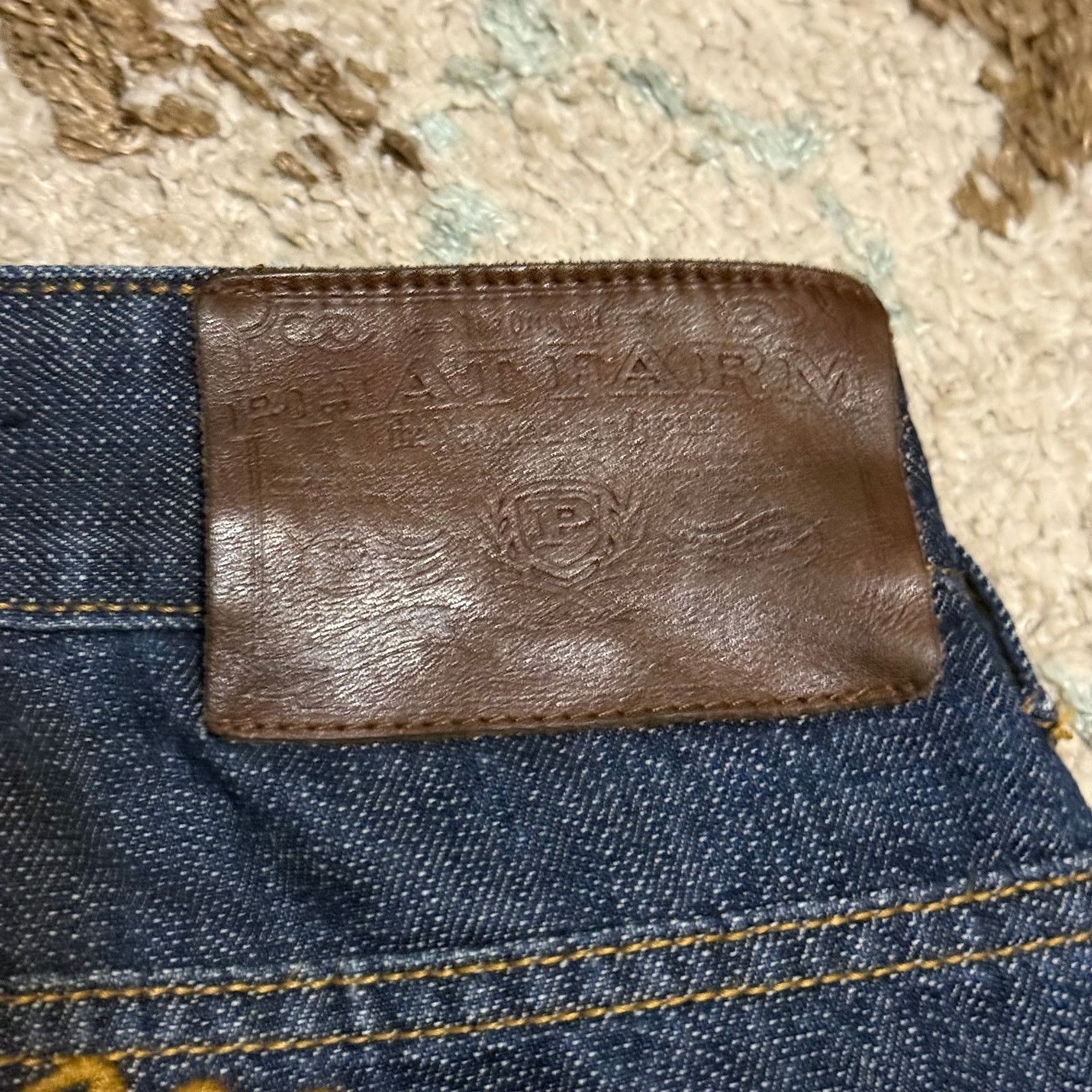 Phat Farm Vintage Phat Farm Baggy Jeans Size 33x30 Spellout Y2K Size US 33 - 4 Thumbnail