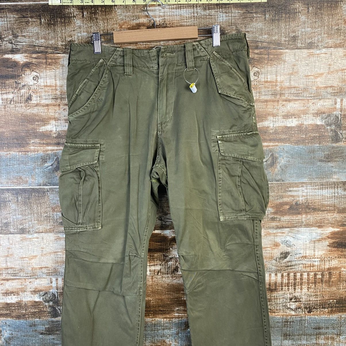Global Work DL Global Work Green Cargo Multipocket Pants #C973 Size US 30 / EU 46 - 2 Thumbnail