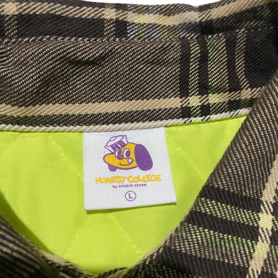GU GU studio seven honest college flannel overshirt Size US L / EU 52-54 / 3 - 7 Thumbnail