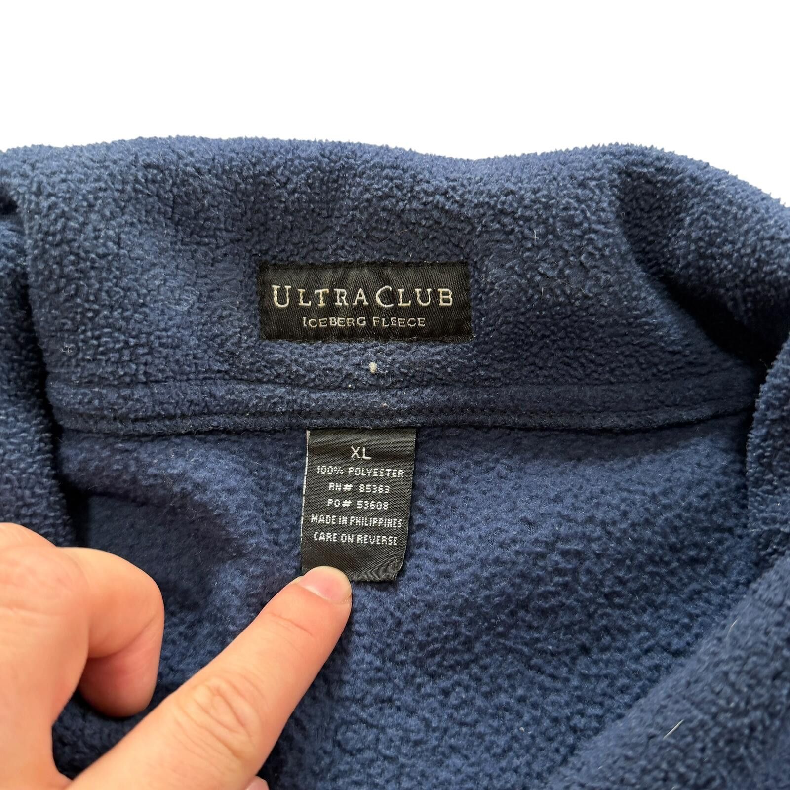 Other Chesapeake and Interstate Pilots Navy Quarter Zip Fleece Size US XL / EU 56 / 4 - 3 Thumbnail