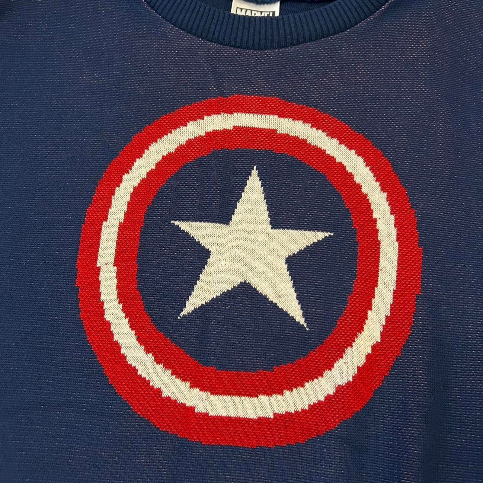Marvel Comics Captain america grunge long sleeve Size US L / EU 52-54 / 3 - 3 Thumbnail