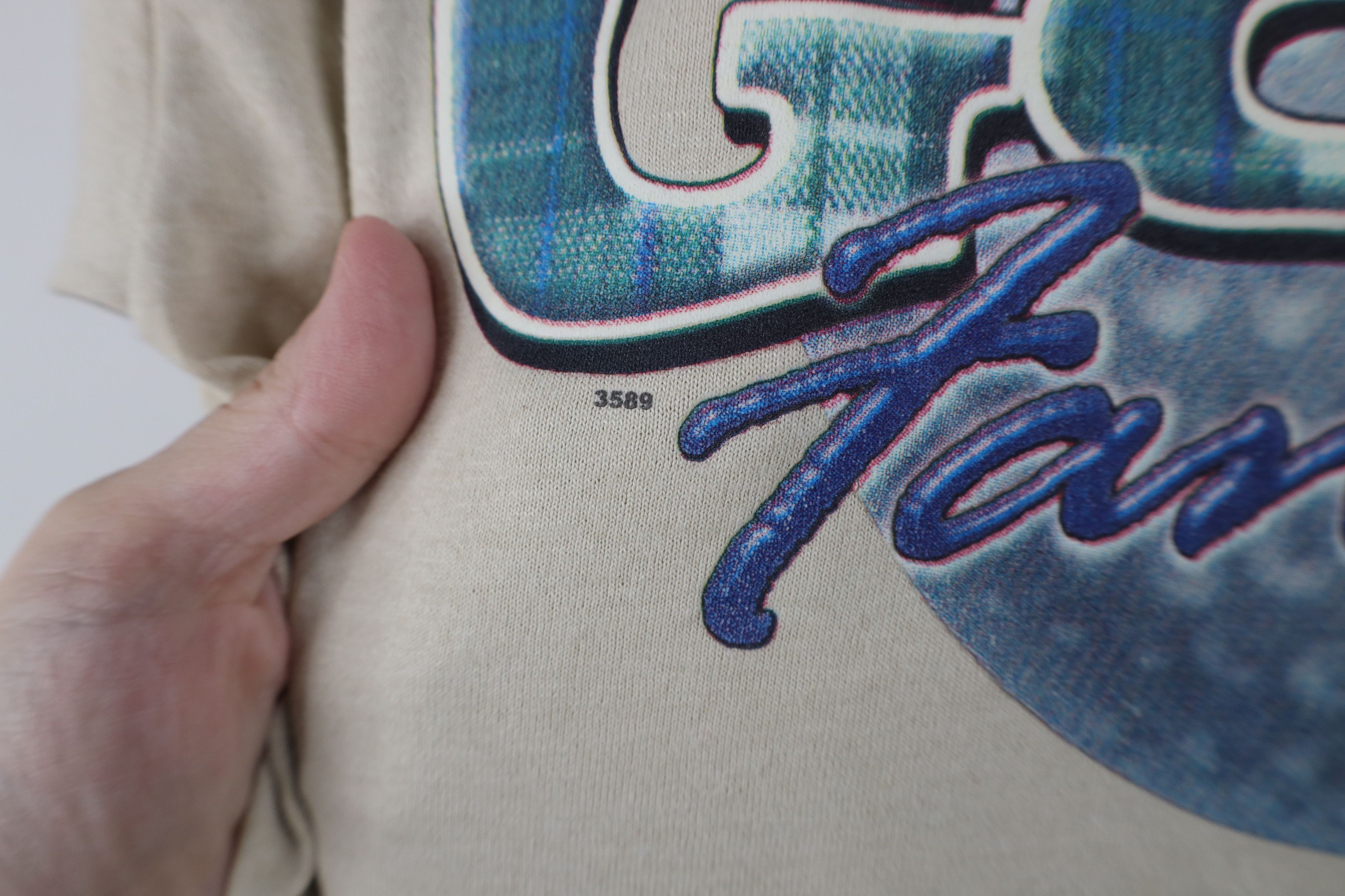 Vintage Vintage 90s Streetwear Golf Fanatic Golfing T-Shirt Beige Size US M / EU 48-50 / 2 - 5 Thumbnail