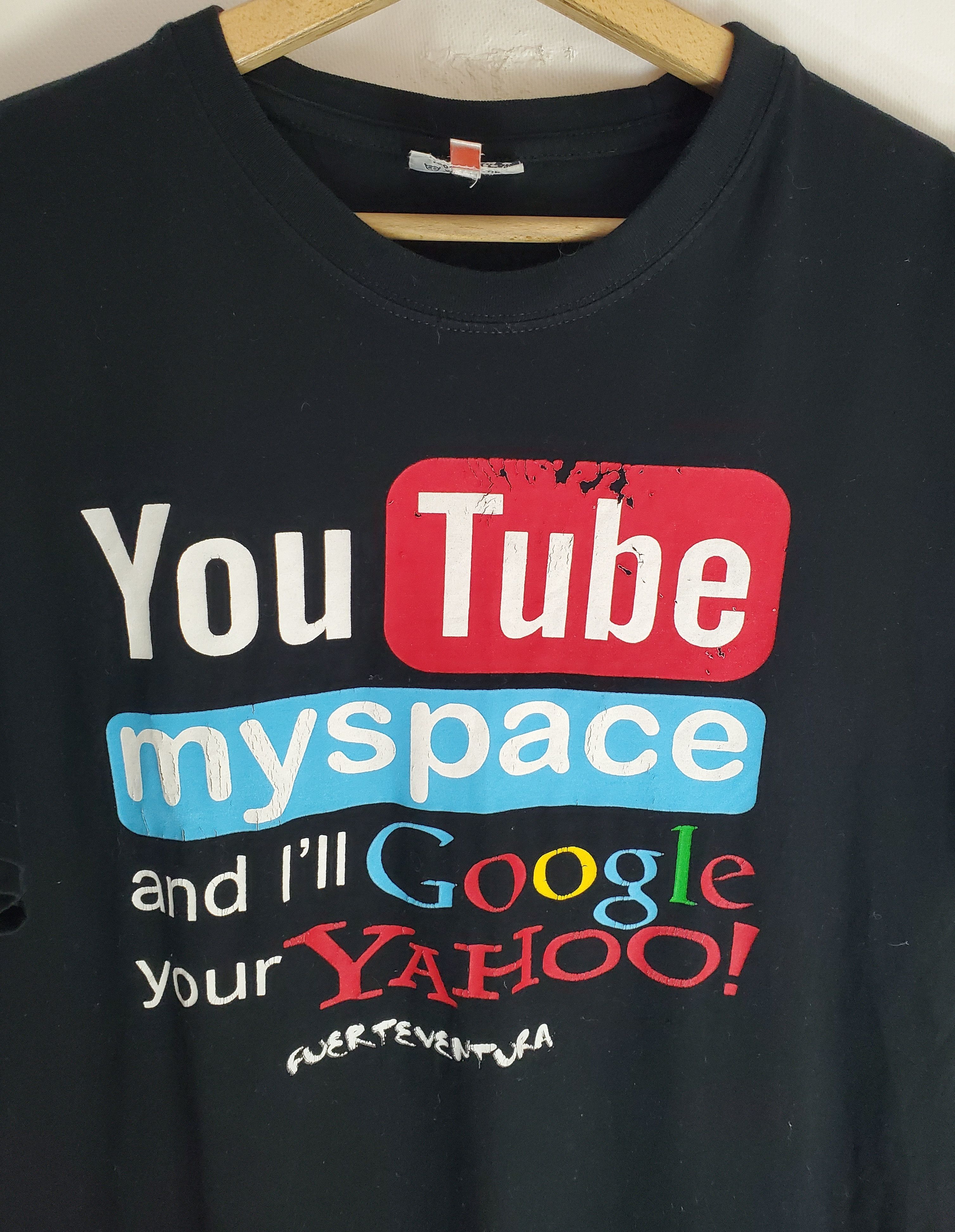 Apple × Vintage Vintage Y2K Social Media tee you tube/my space size M Size US M / EU 48-50 / 2 - 2 Thumbnail