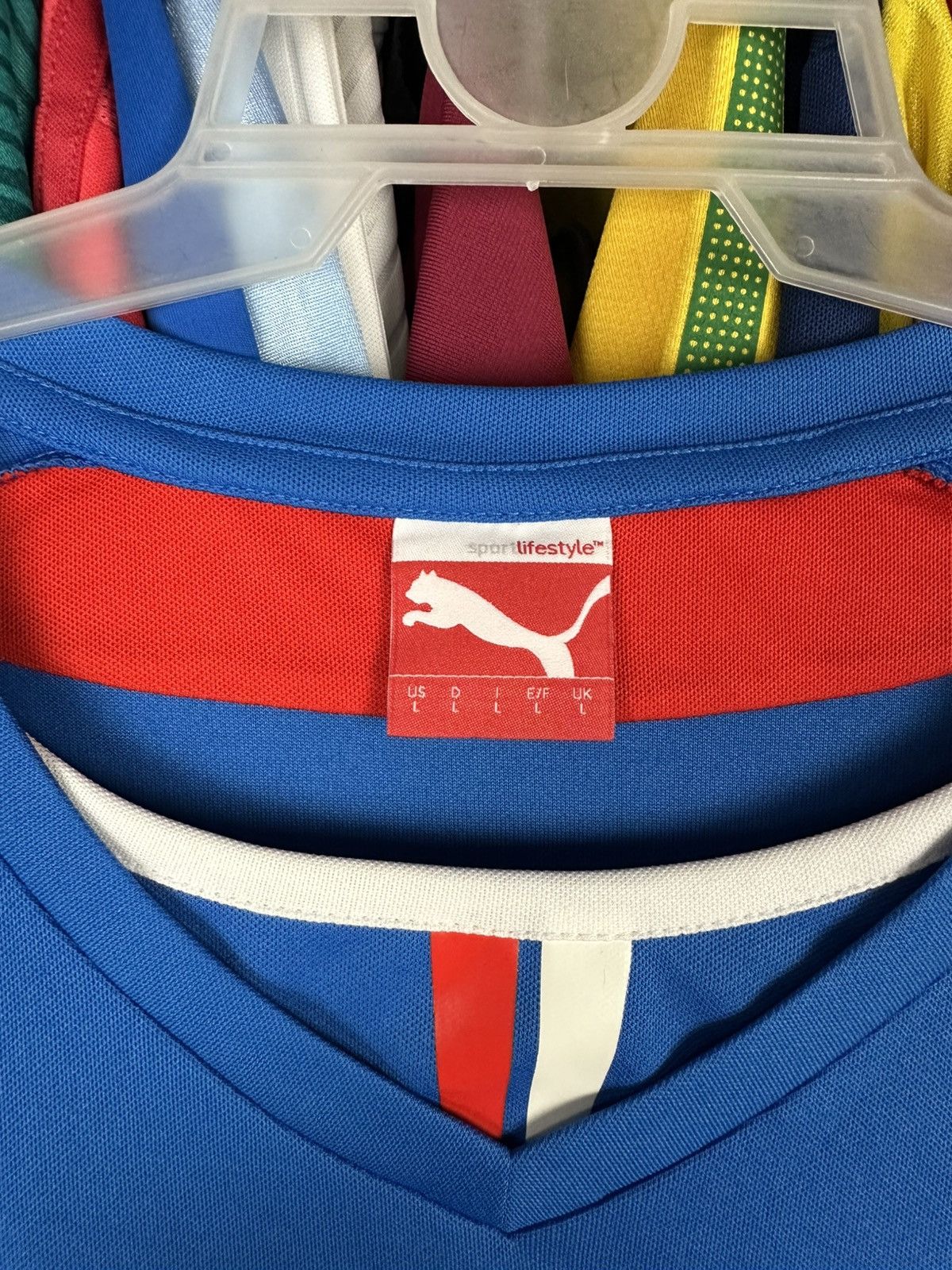 Puma PUMA Rangers 2013 - 2014 home football shirt jersey camiseta Size US L / EU 52-54 / 3 - 4 Thumbnail