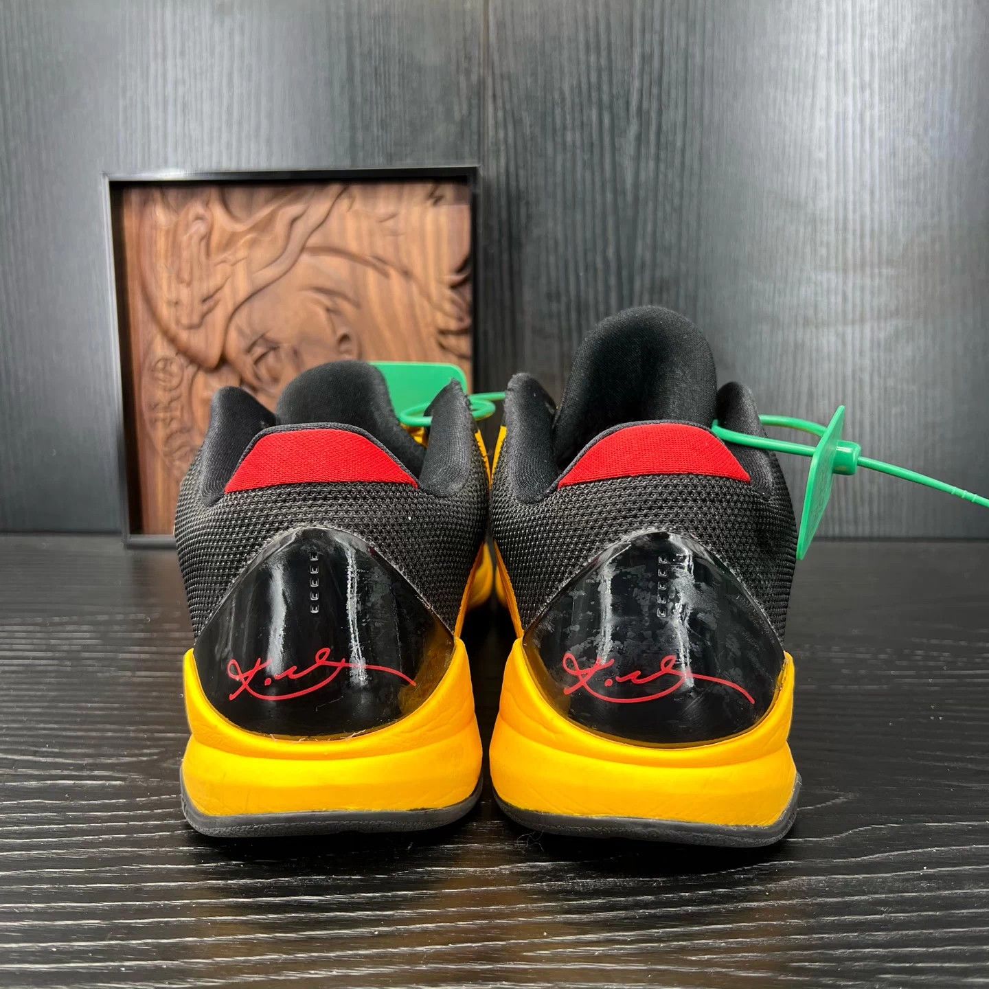 Nike ZK5 Bruce Lee Black/Yellow 43 Light Wear Boxed Size US 10 / EU 43 - 6 Thumbnail