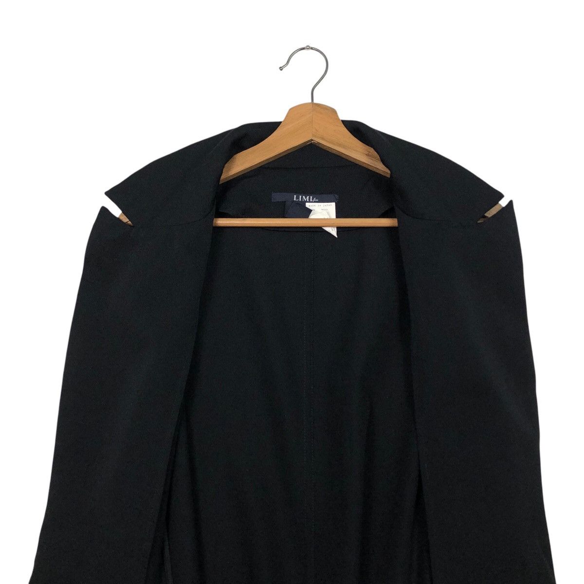 Limi Feu 📌Sleeveless Jacket Runway Rich Black No Button Limi Feu Size S / US 4 / IT 40 - 15 Thumbnail