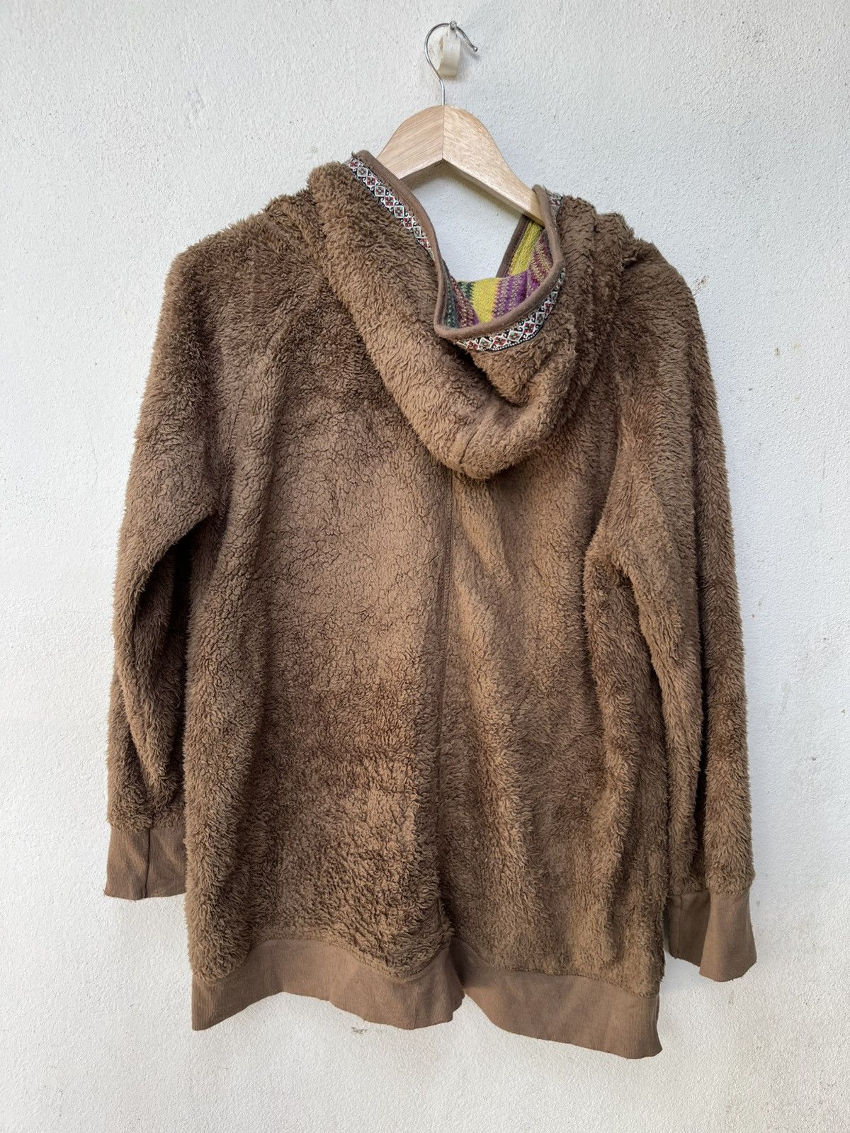 If Six Was Nine 💥Navajo Tribal Motives Chimaiyo Faux Fur Hoodie Size US L / EU 52-54 / 3 - 10 Thumbnail