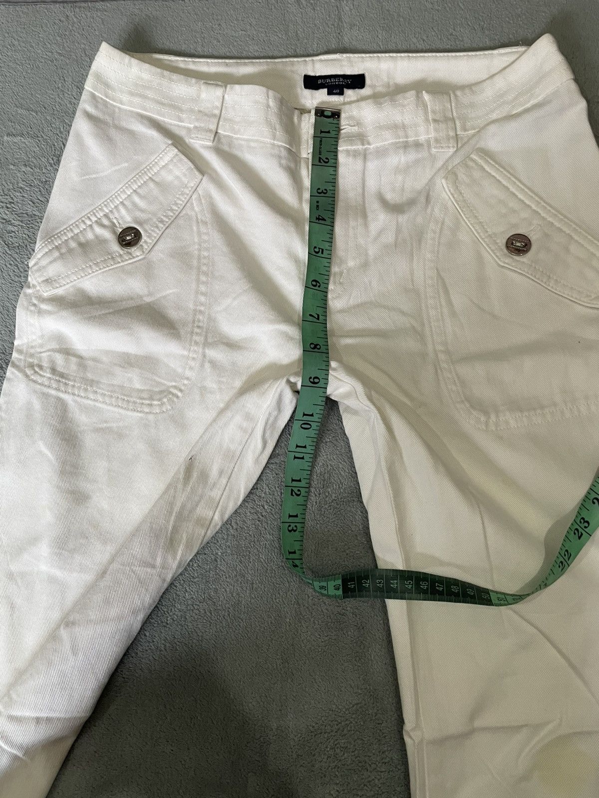 Burberry Burbbery Casual Vintage Pants Denim White Size US 30 / EU 46 - 4 Thumbnail