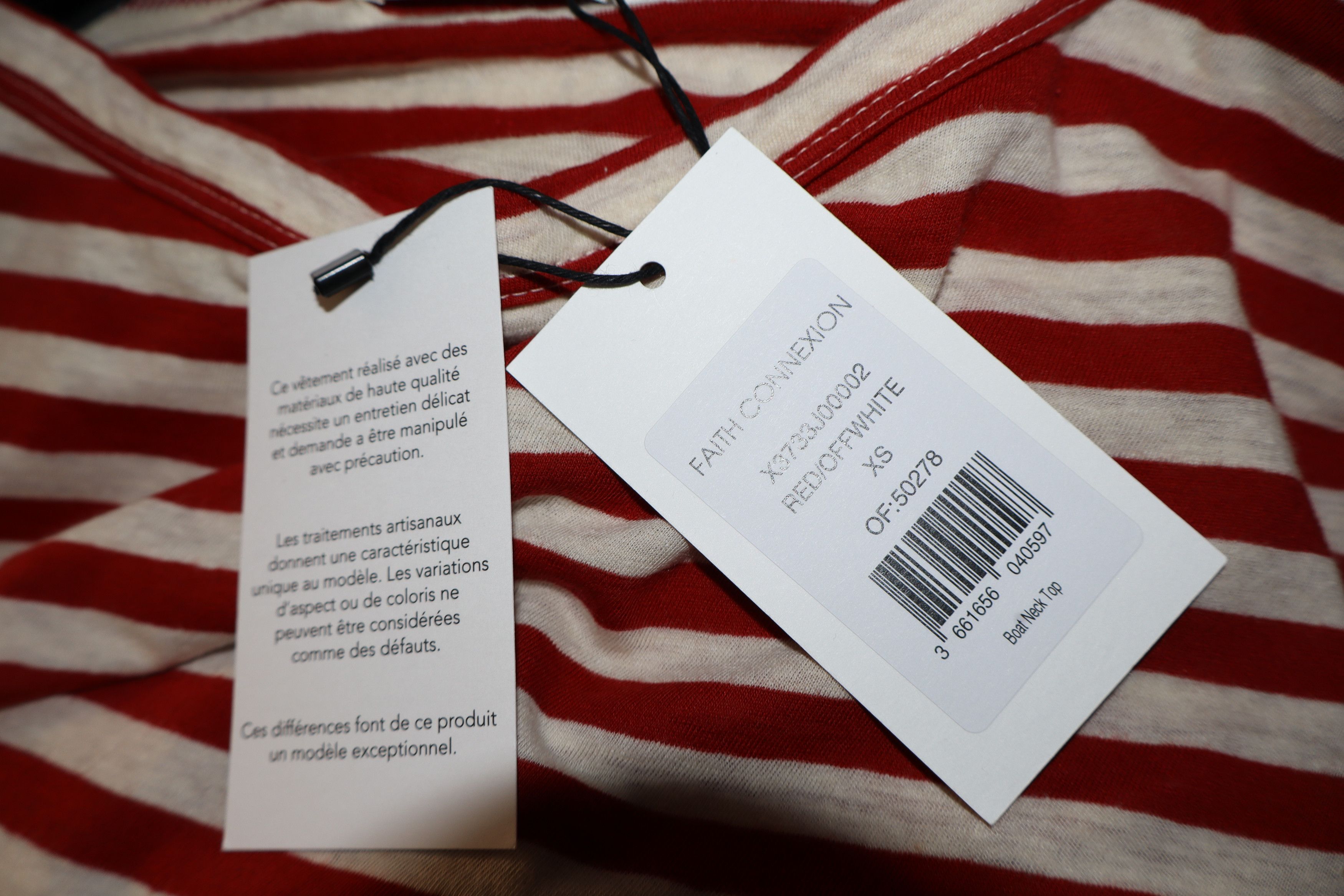 Faith Connexion Boat neck top Size US XS / EU 42 / 0 - 8 Thumbnail