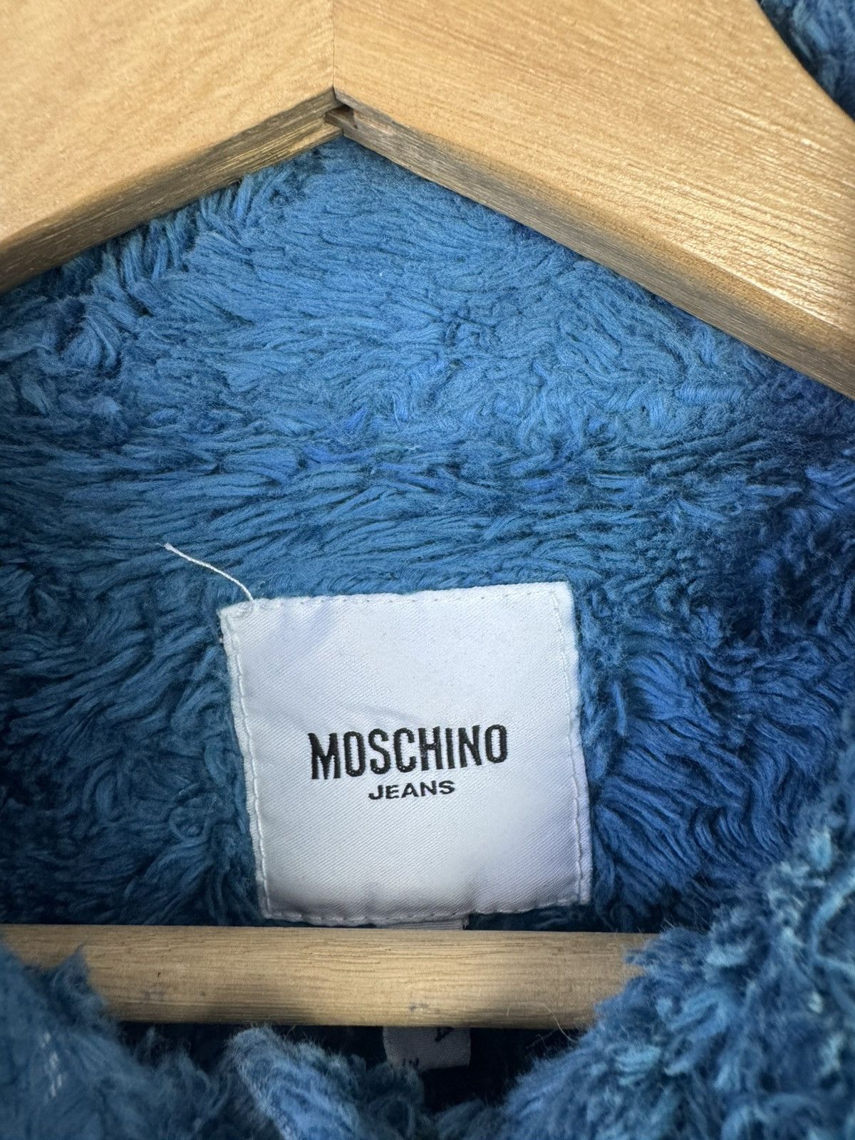 Moschino Moschino Denim Fleece Jacket Size M / US 6-8 / IT 42-44 - 4 Thumbnail