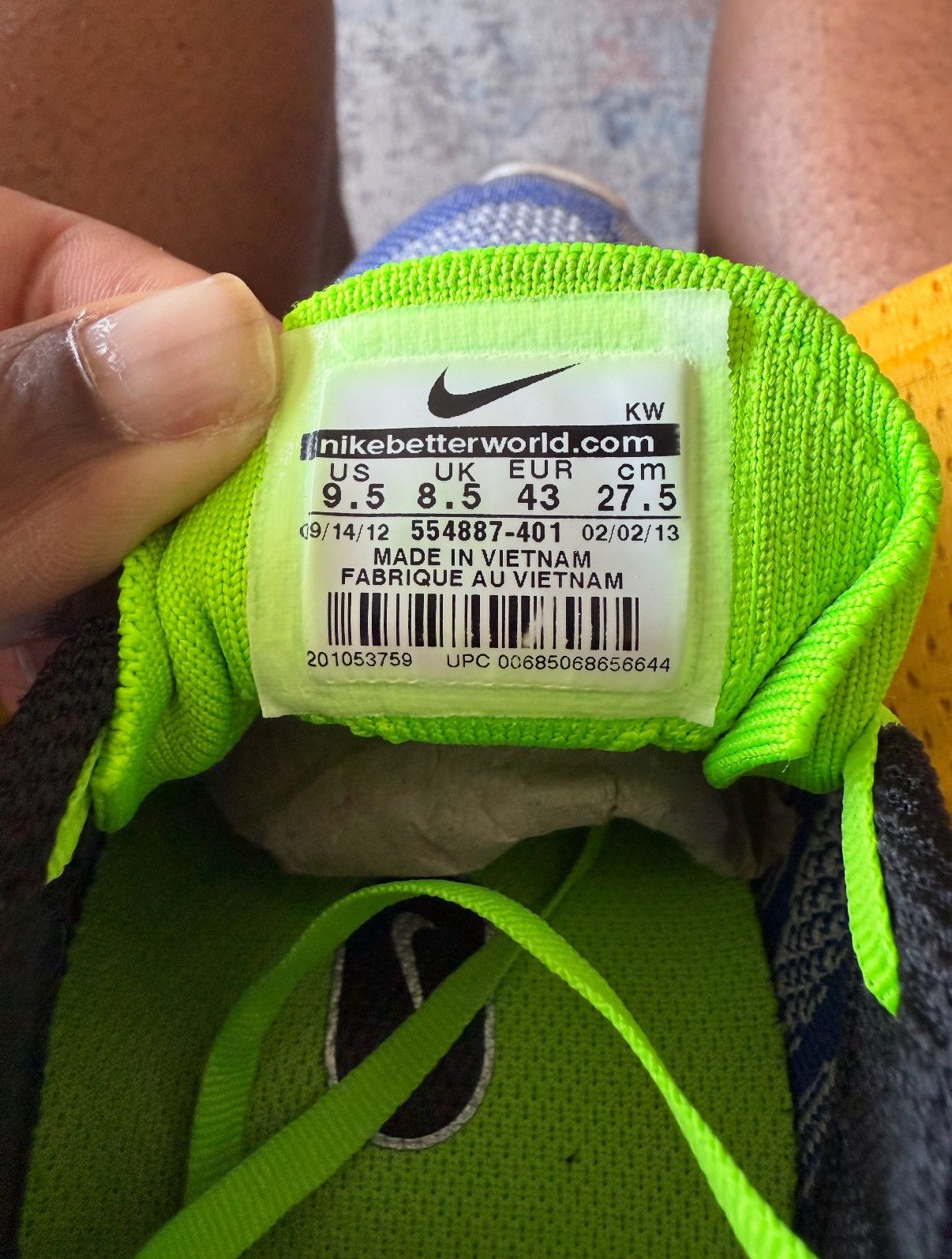 Nike Rare Flyknit one nike trainers Size US 9.5 / EU 42-43 - 6 Thumbnail