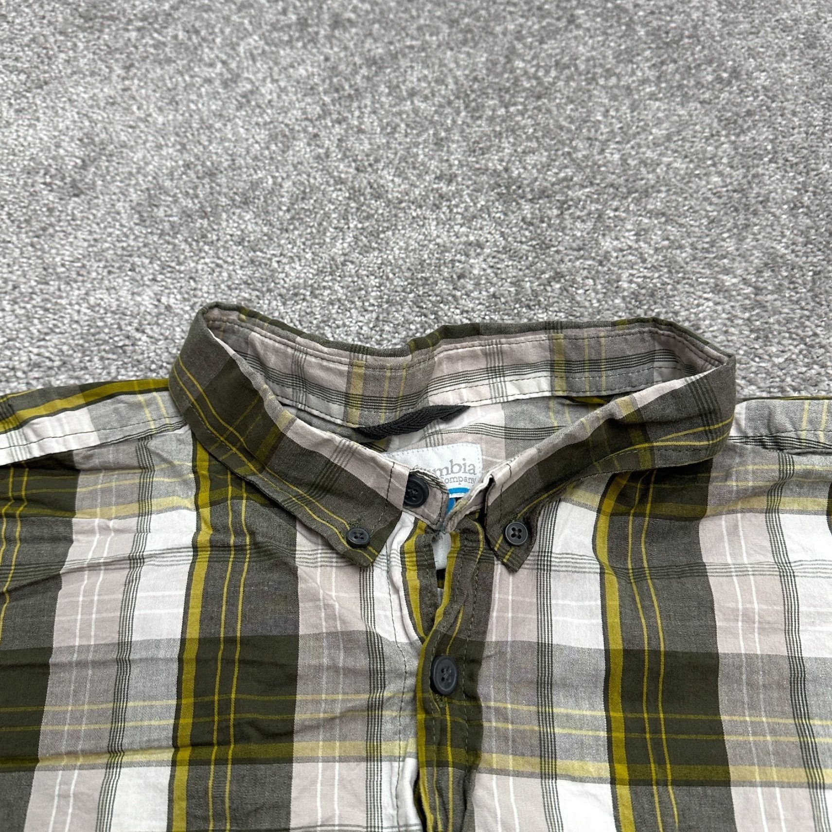 Vintage Columbia Shirt Men 2XL Green Plaid Long Sleeve Button-Down Cotton Casual Outdoor Size US XXL / EU 58 / 5 - 3 Thumbnail