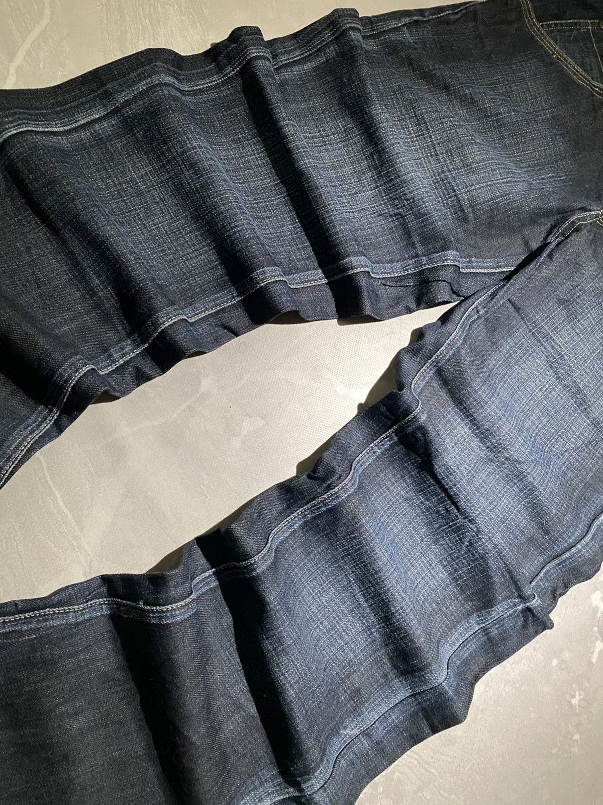 Japanese Brand Heavy Washed Darkwear Slim / Avant Garde Number Nine Style Size US 32 / EU 48 - 4 Thumbnail
