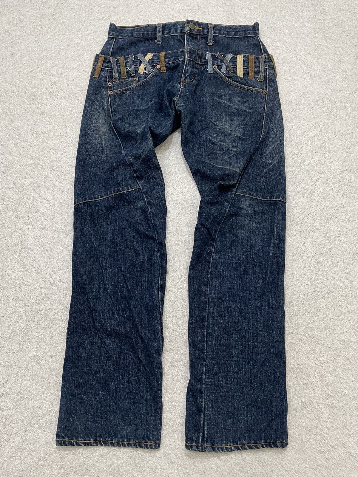 Hysteric Glamour × Japanese Brand × Le Grande Bleu (L.G.B.) 2000s Green japan denim Size US 31 - 1 Thumbnail
