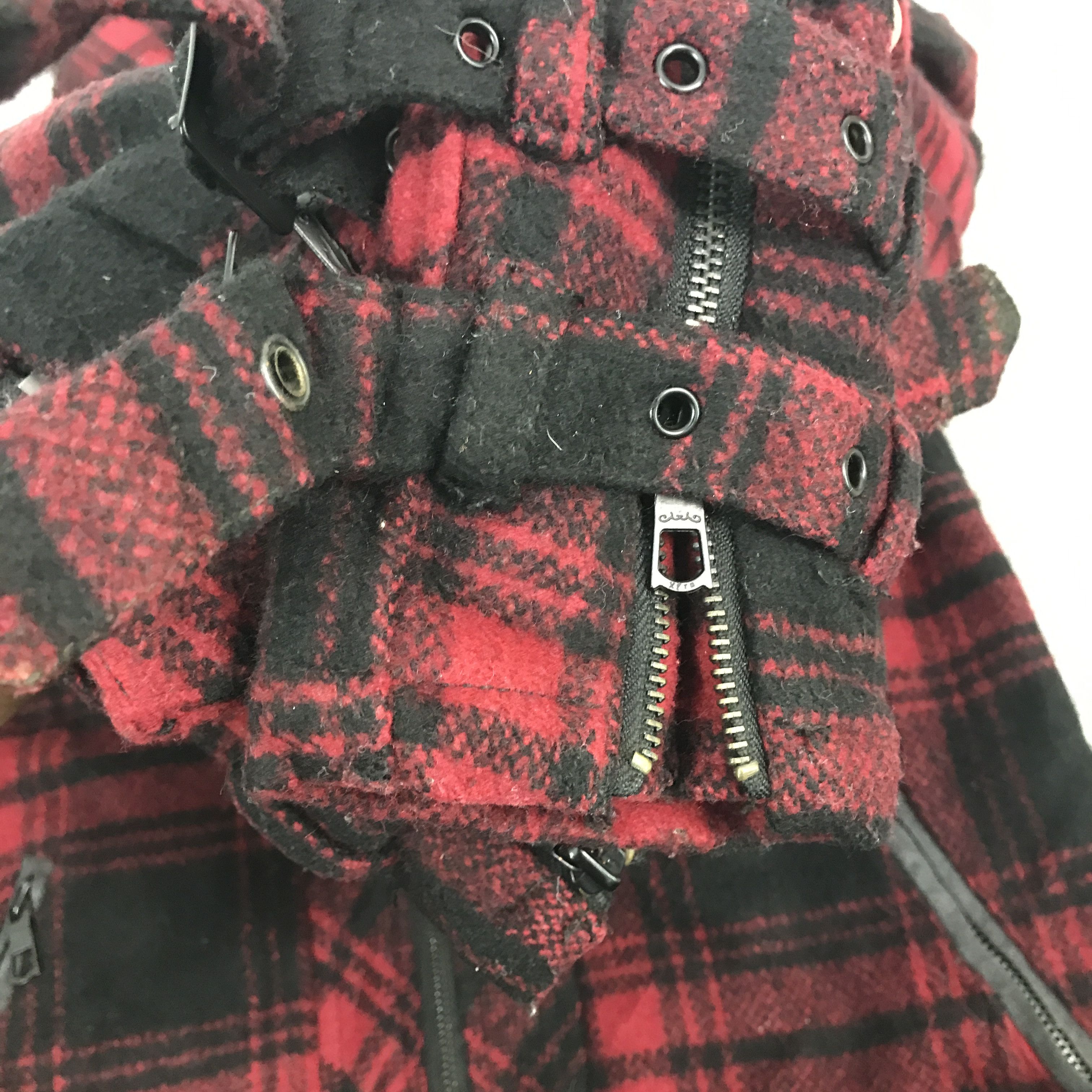 Japanese Brand XFRM Japan Wool Punk jacket Bondage style Size US M / EU 48-50 / 2 - 7 Thumbnail