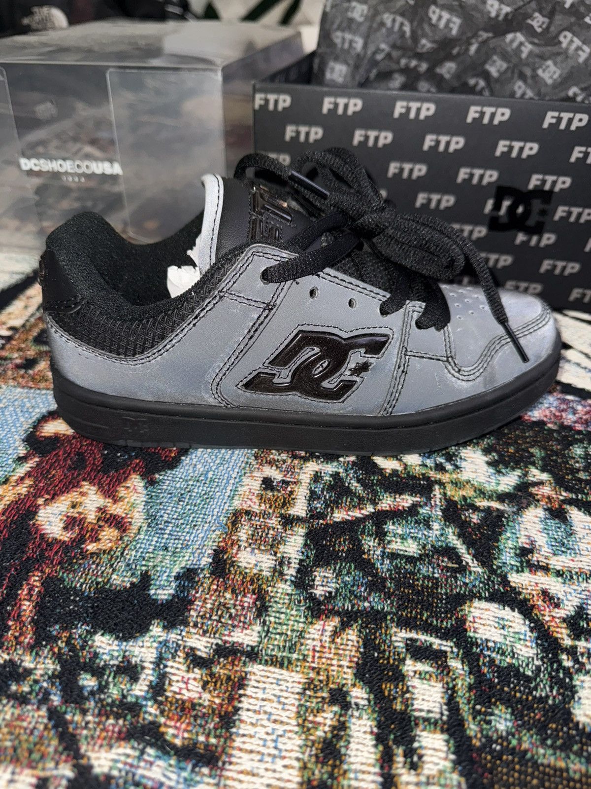 DC × Fuck The Population FTP DC manteca 4 shoes reflective 3M Size US 5.5 / EU 38 - 8 Thumbnail