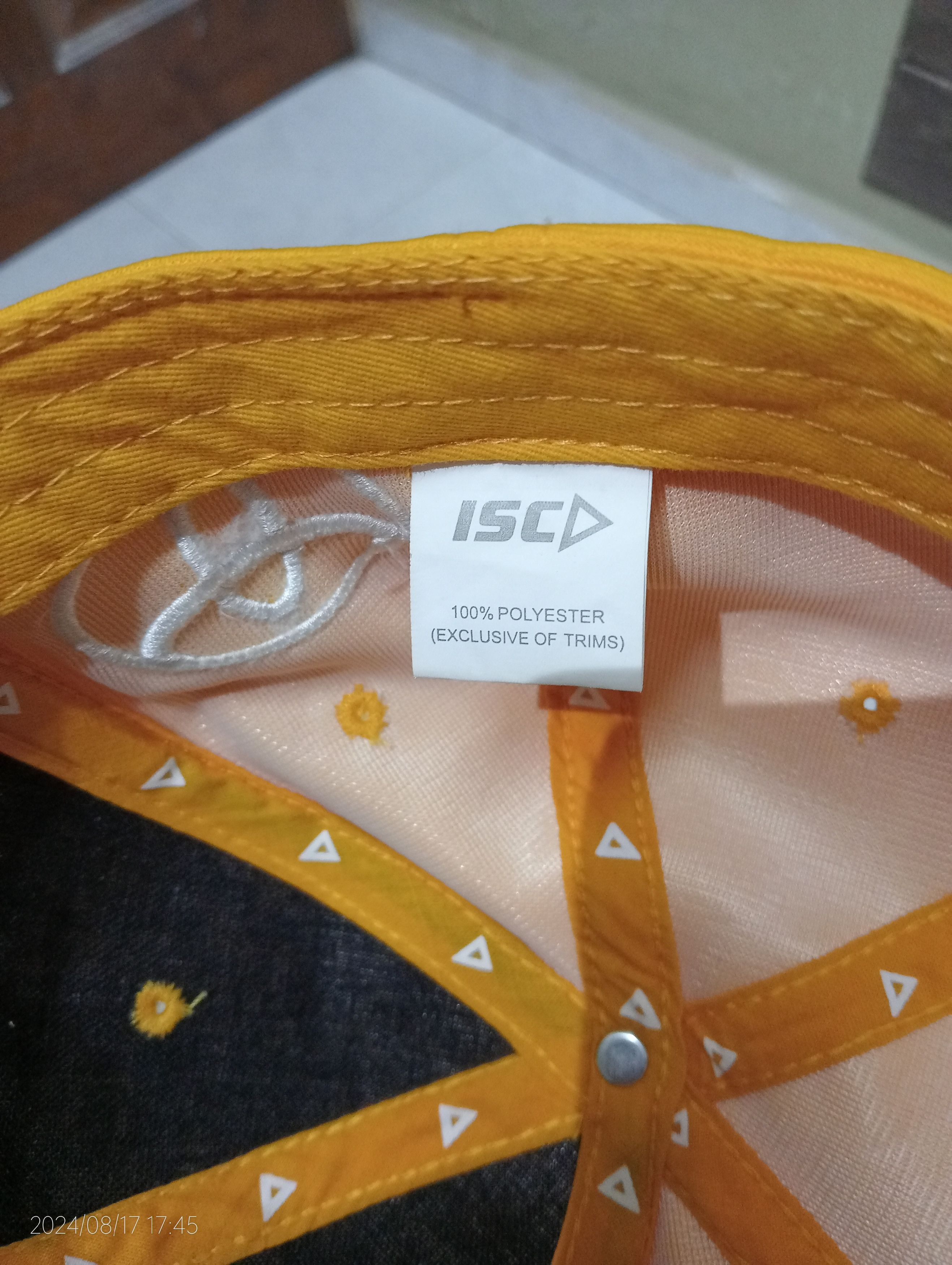 Sports Specialties Adelaide Crows Embroidery Yellow Velcro Hat Size ONE SIZE - 10 Thumbnail