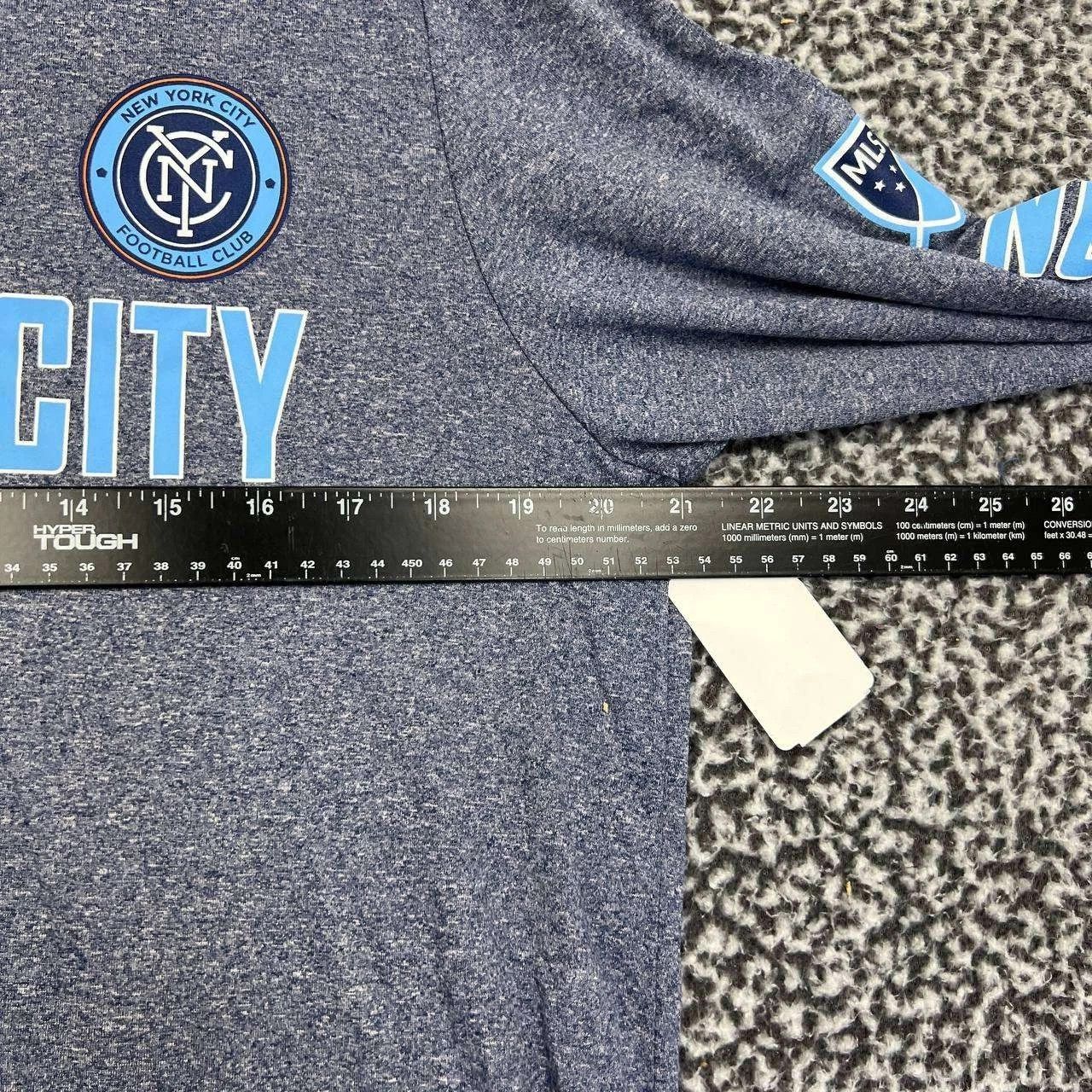 Other New York City FC Shirt Men Gray Long Sleeve Crew Neck New L Size US L / EU 52-54 / 3 - 5 Thumbnail