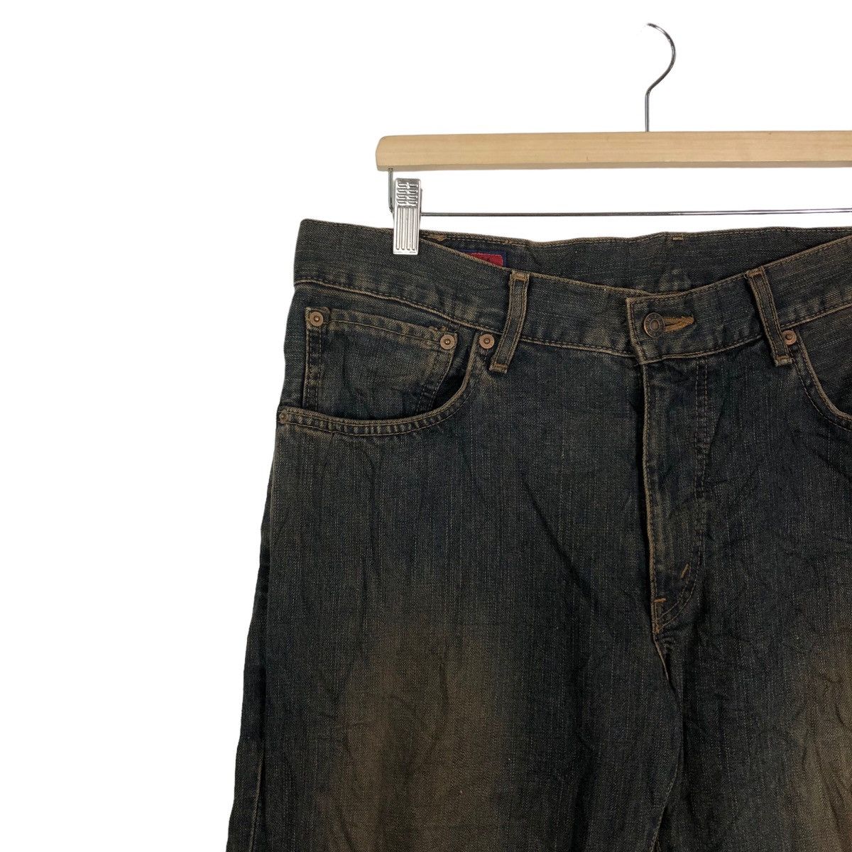 Japanese Brand 🔥90’s Vintage Distressed Denim Jeans Edwin 503 Regular Punk Size US 37 - 6 Thumbnail