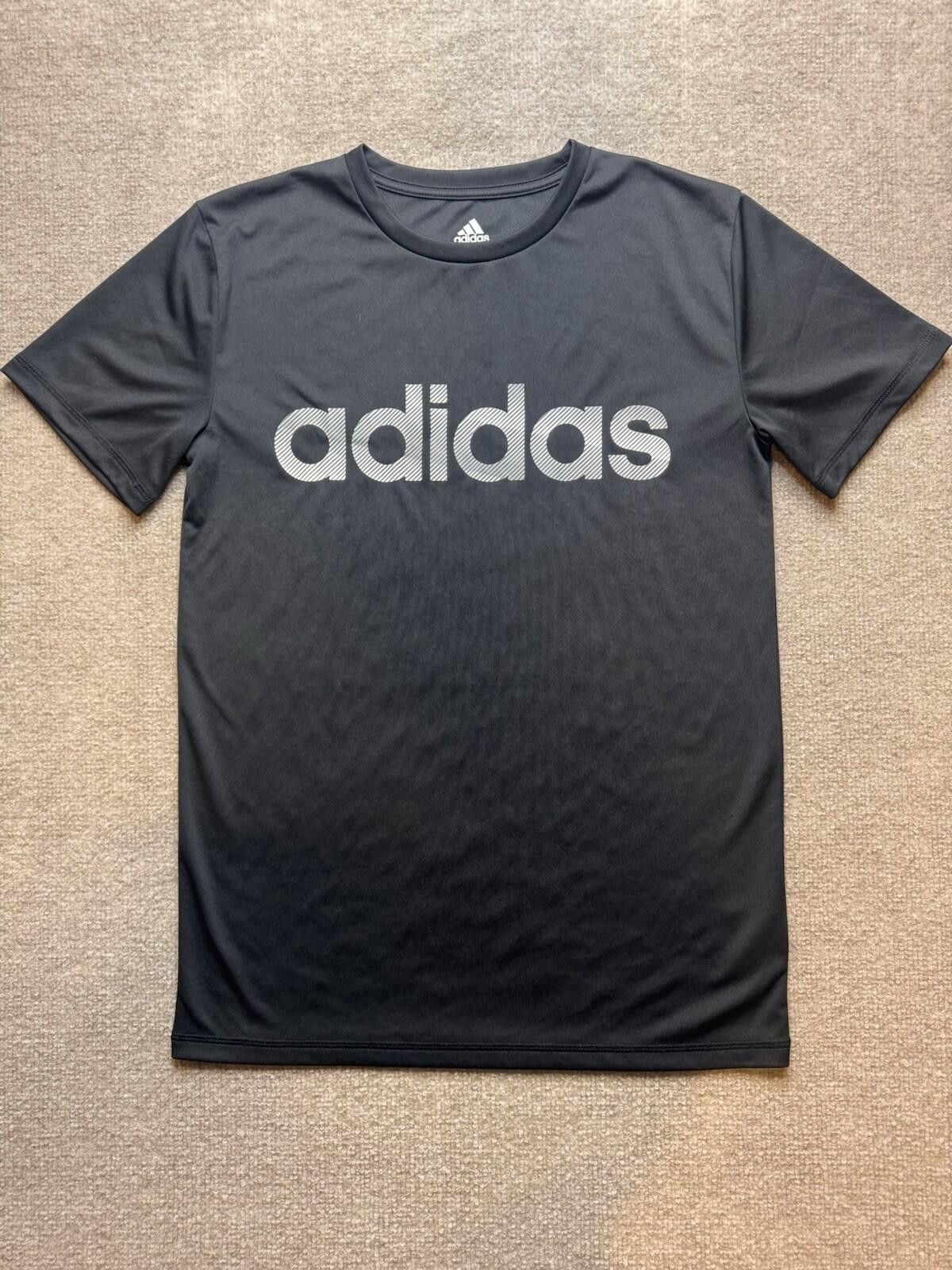 Adidas Adidas Boys Shirt Short Sleeve Dri-Fit Size 14/16 Black 781 Size US L / EU 52-54 / 3 - 2 Thumbnail
