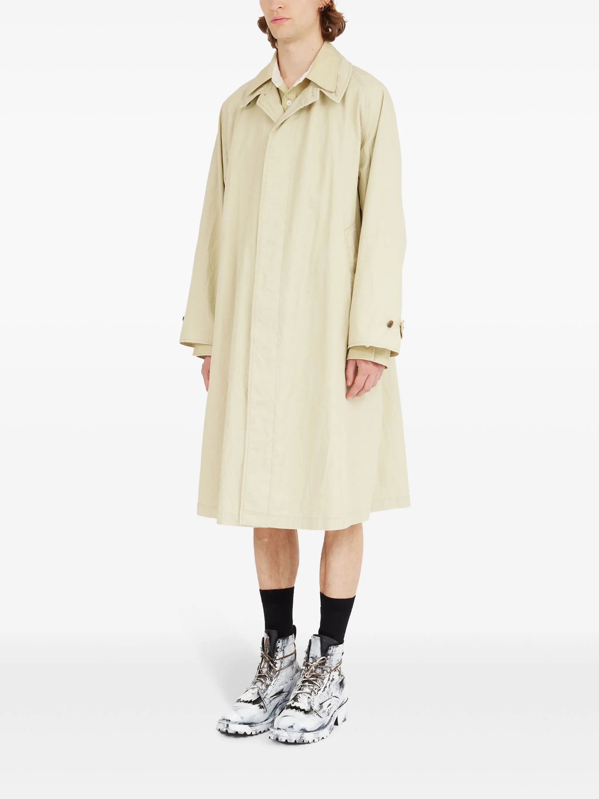Maison Margiela oc11z0426 Layered Trench Coat in Beige Size US L / EU 52-54 / 3 - 5 Thumbnail