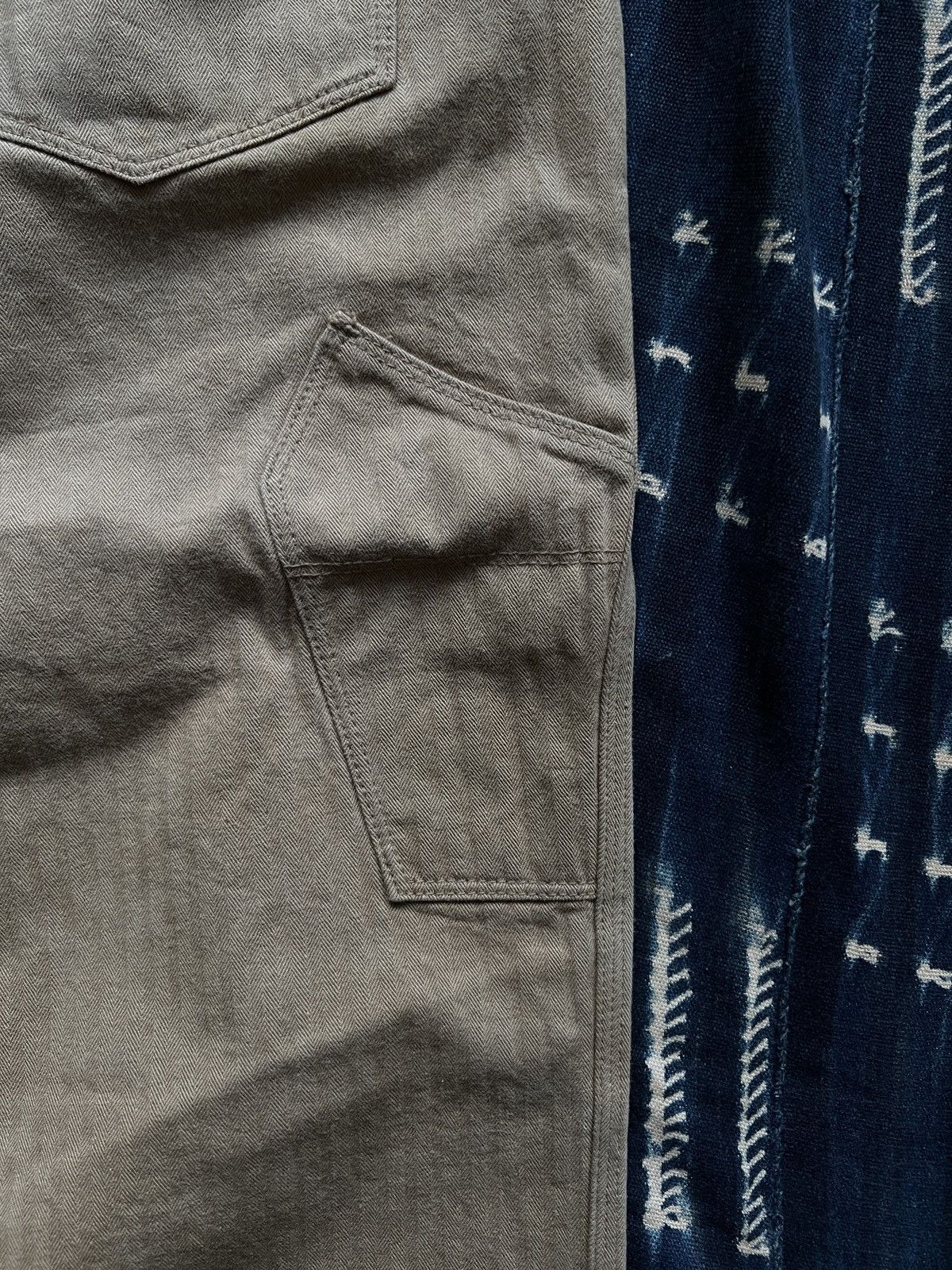 Vintage Workwear Herringbone Carpenter Pants Kapital RRL Visvim Size US 32 / EU 48 - 8 Thumbnail